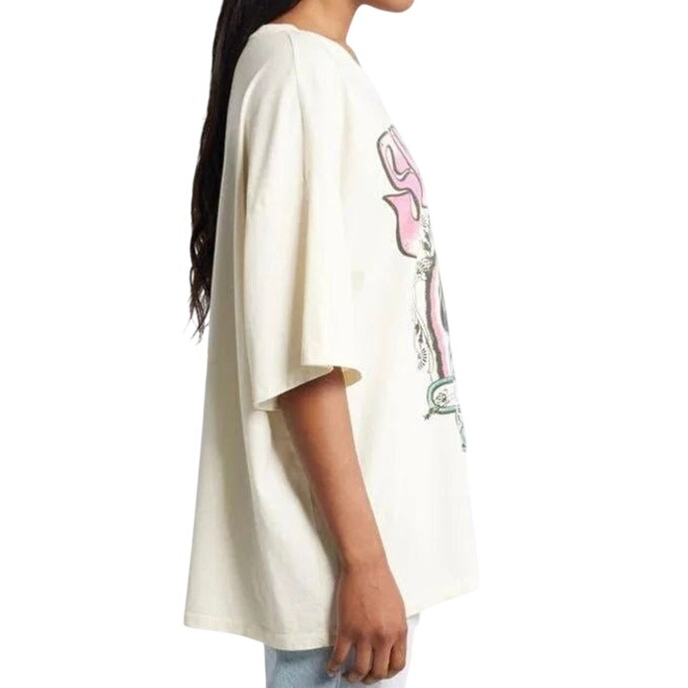 Daydreamer DAYDREAMER Sonny & Cher Cleveland OS Tee in Stone New Size ONE SIZE - 6 Thumbnail
