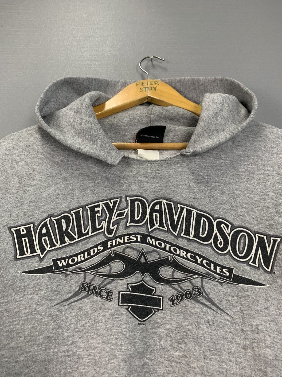 Harley Davidson × Vintage Vintage Harley Davidson Hoodie Size US L / EU 52-54 / 3 - 6 Thumbnail