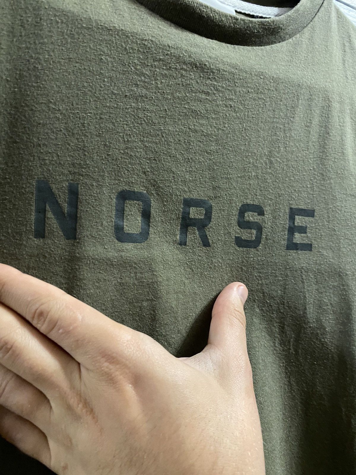 Norse Projects Rare luxury T-Shirt Norse Project Big Logo. Size US S / EU 44-46 / 1 - 2 Thumbnail
