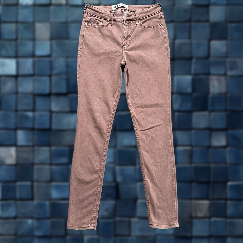 Old Navy Old Navy Rockstar Super Skinny Jeans Womens Size 4 Pink High Rise Denim Size 30" / US 8 / IT 44 - 1 Thumbnail