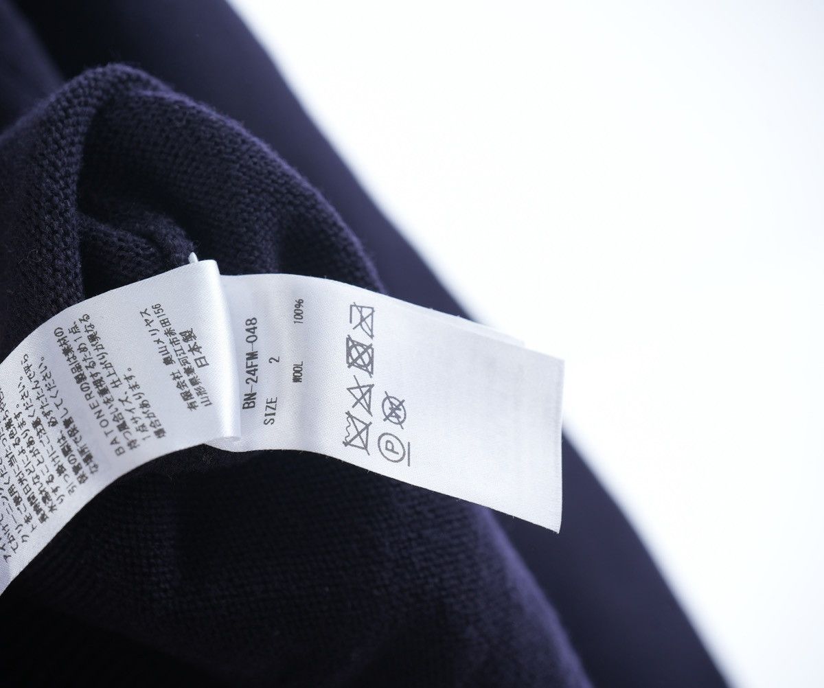 Batoner Batoner Signature Crew Neck Navy Wool Sweater Size US M / EU 48-50 / 2 - 7 Thumbnail