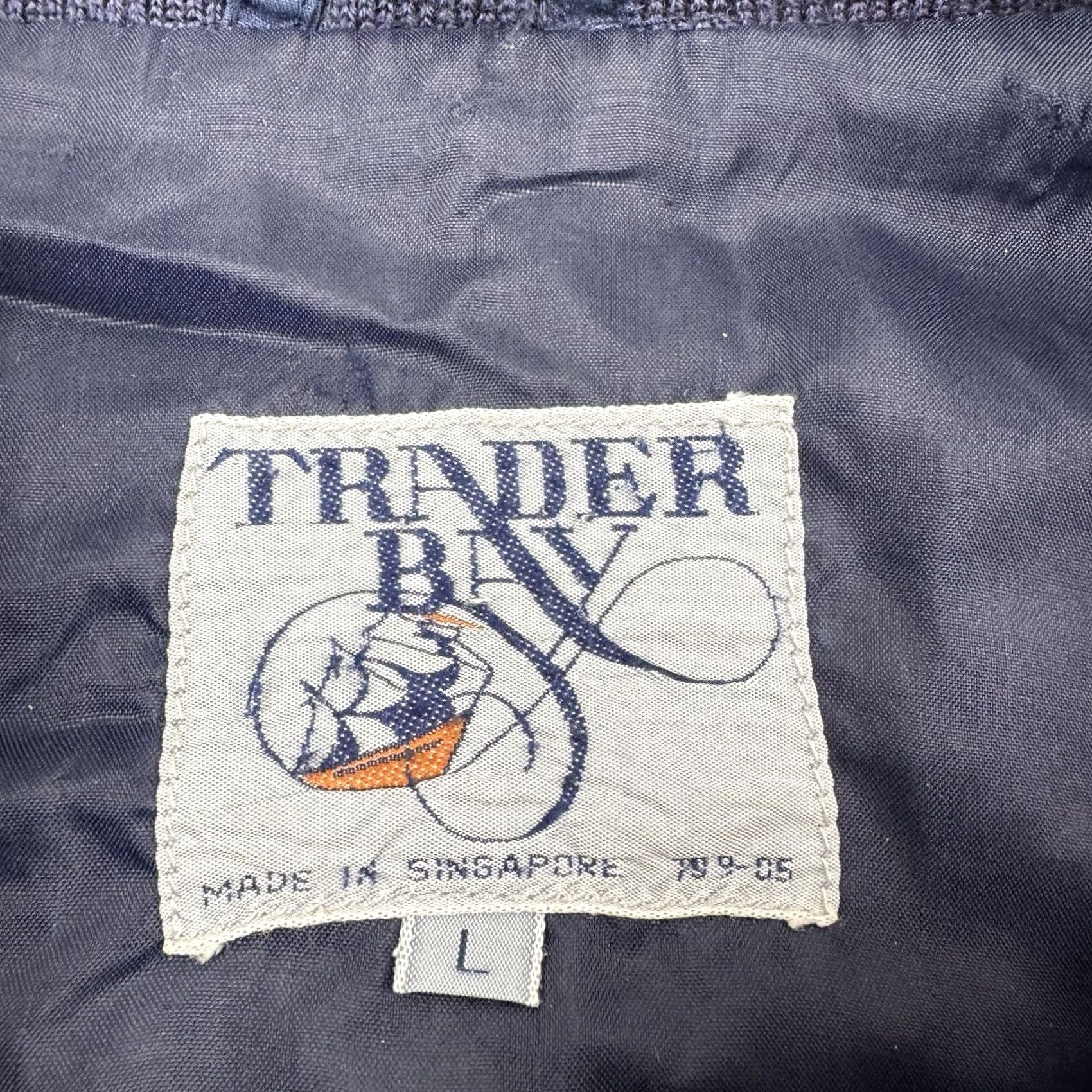 Members Only VINTAGE Trader Bay Jacket Mens Large 1980s Windbreaker Blue Zip Snap Logo Classic Members Only Size US L / EU 52-54 / 3 - 3 Thumbnail