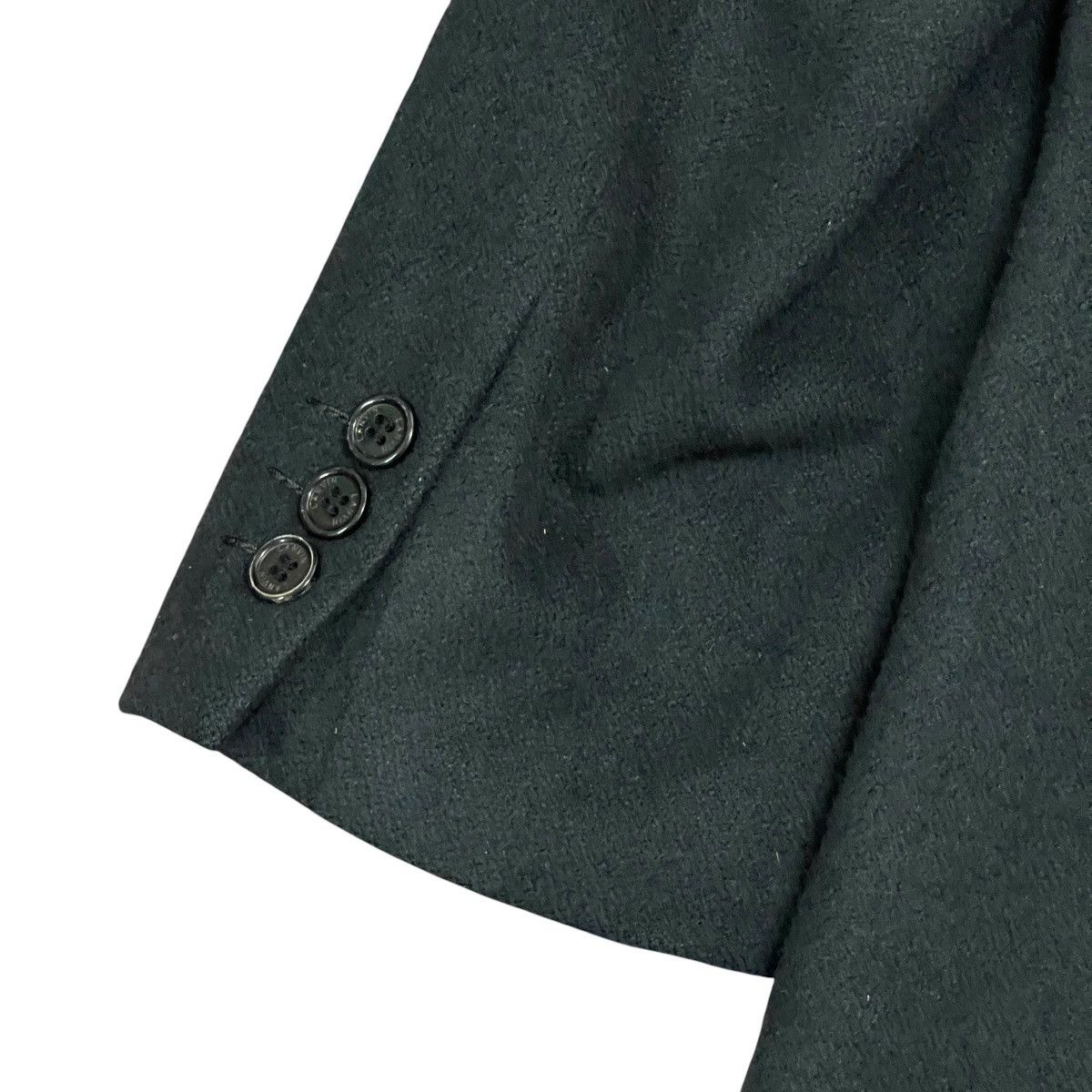 Lanvin Vintage Lanvin Paris Pleated Wool & Cashmere Blazer Coat Size 52R - 14 Thumbnail
