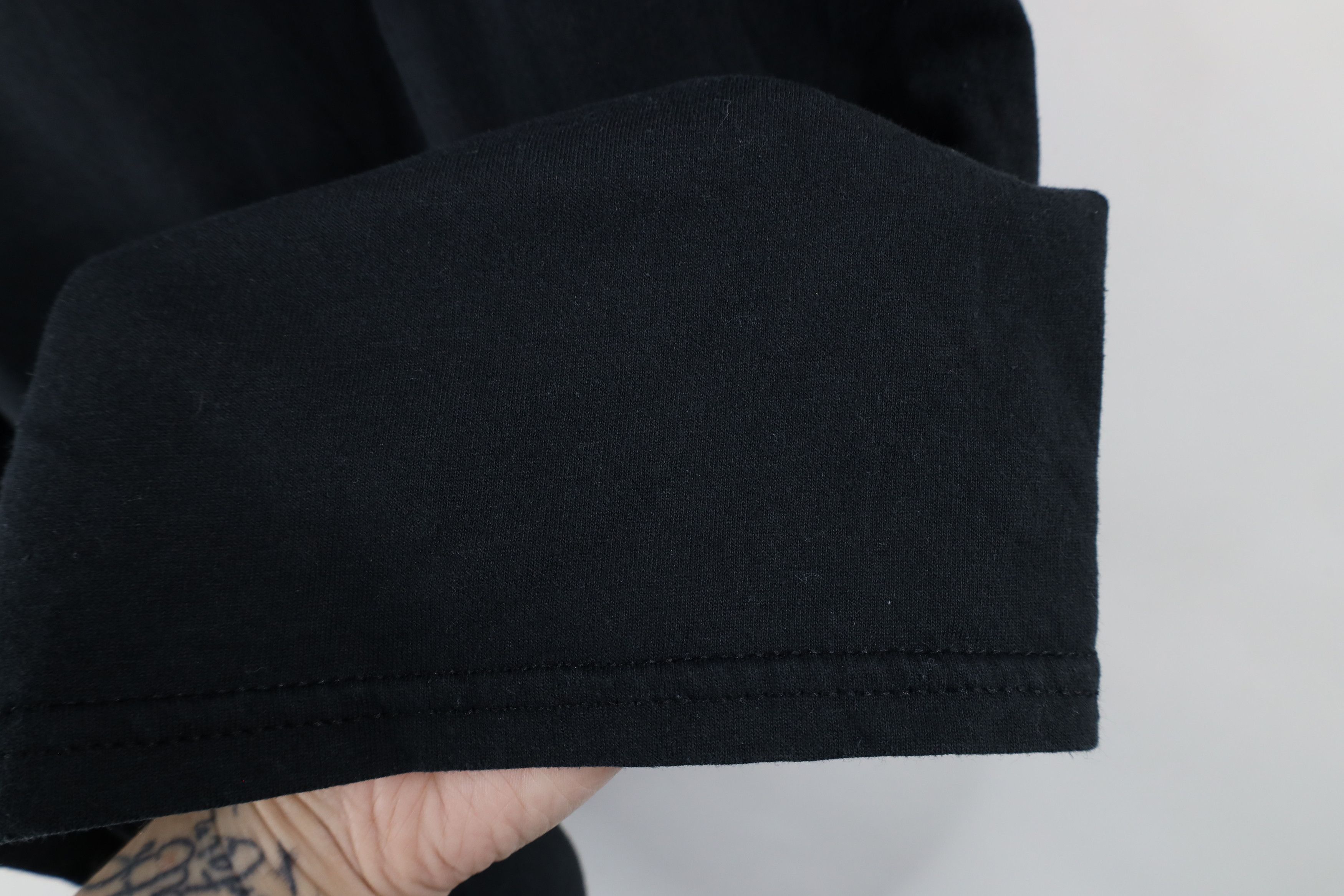 Vintage Vintage 90s Streetwear Blank Short Sleeve T-Shirt Black Size US XL / EU 56 / 4 - 8 Thumbnail