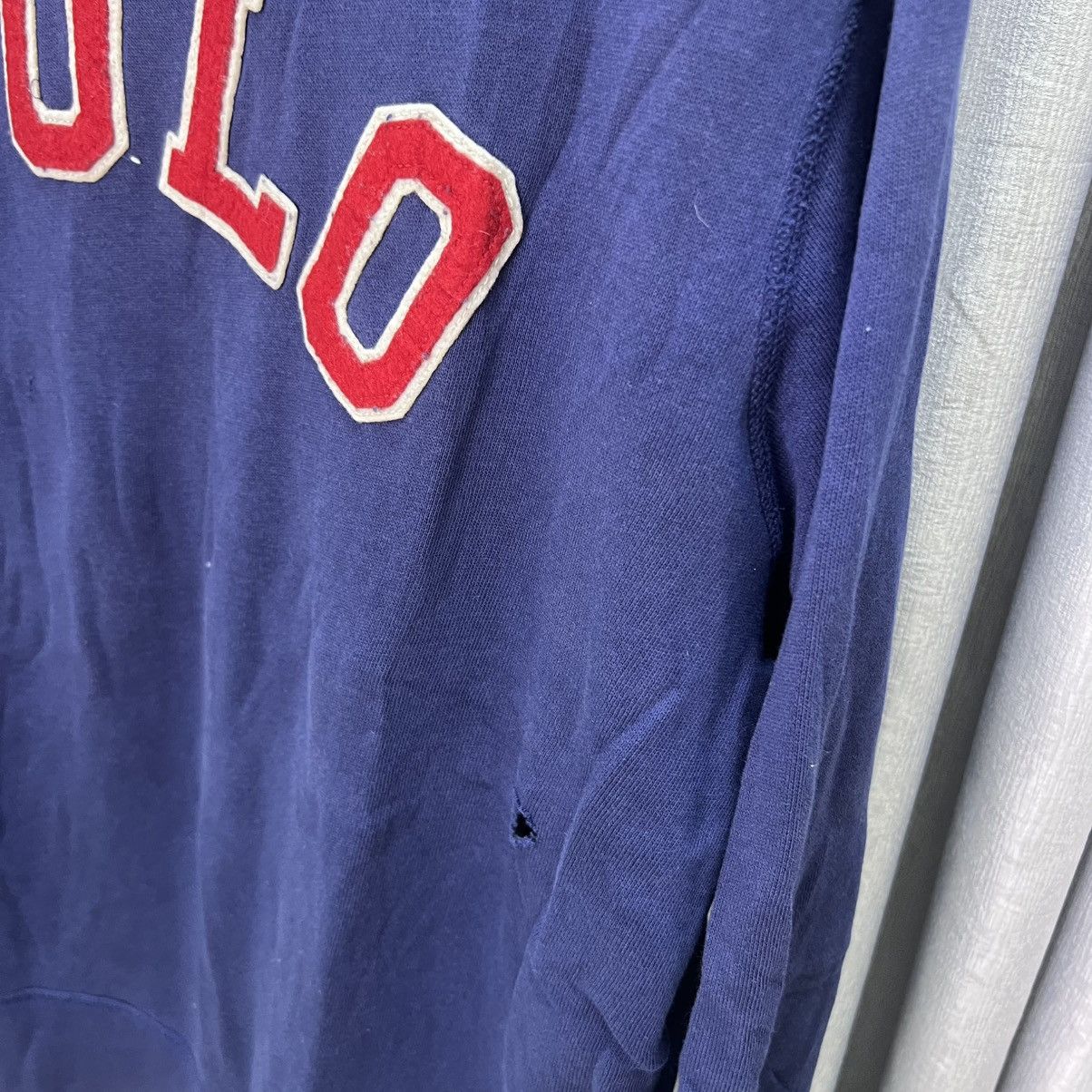 Polo Ralph Lauren Crewneck Distressed oversize Polo Ralph lauren sweatshirt Size US XL / EU 56 / 4 - 3 Thumbnail