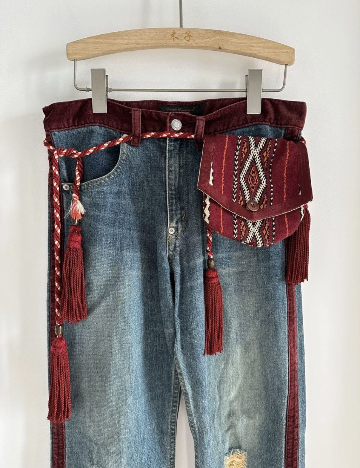 Number (N)ine Number Nine 09ss drawstring waist bag the lonesome heroes Size ONE SIZE - 2 Thumbnail