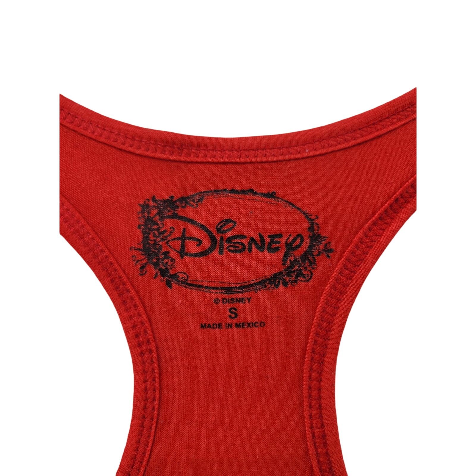 Disney Women's Small Red Disney Princess Clingy Tank Top Ariel Size S / US 4 / IT 40 - 2 Thumbnail