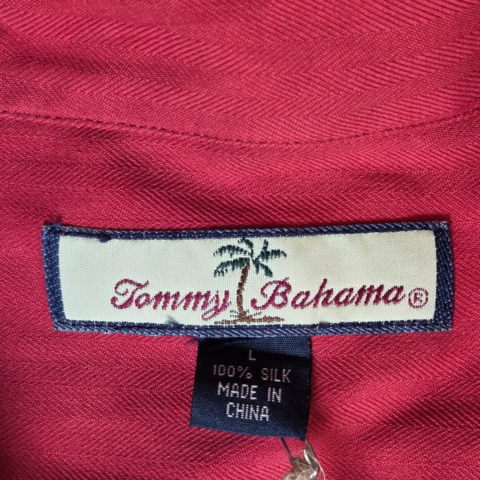 Tommy Bahama Tommy Bahama Poker Pirate Silk Shirt Size L Size US L / EU 52-54 / 3 - 3 Thumbnail