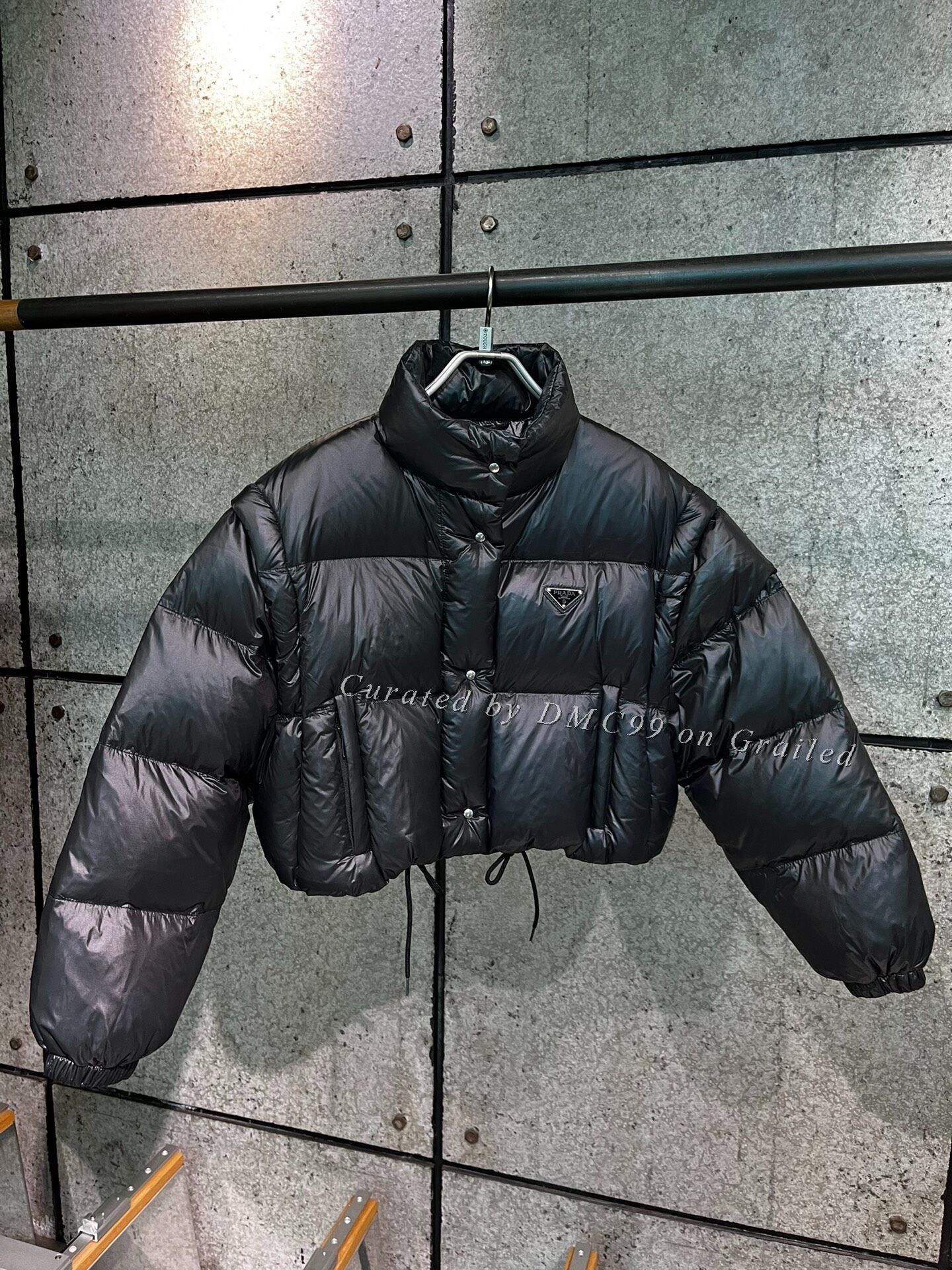 Prada Prada Black Logo Down Jacket Size 36 Size XS / US 0-2 / IT 36-38 - 1 Thumbnail