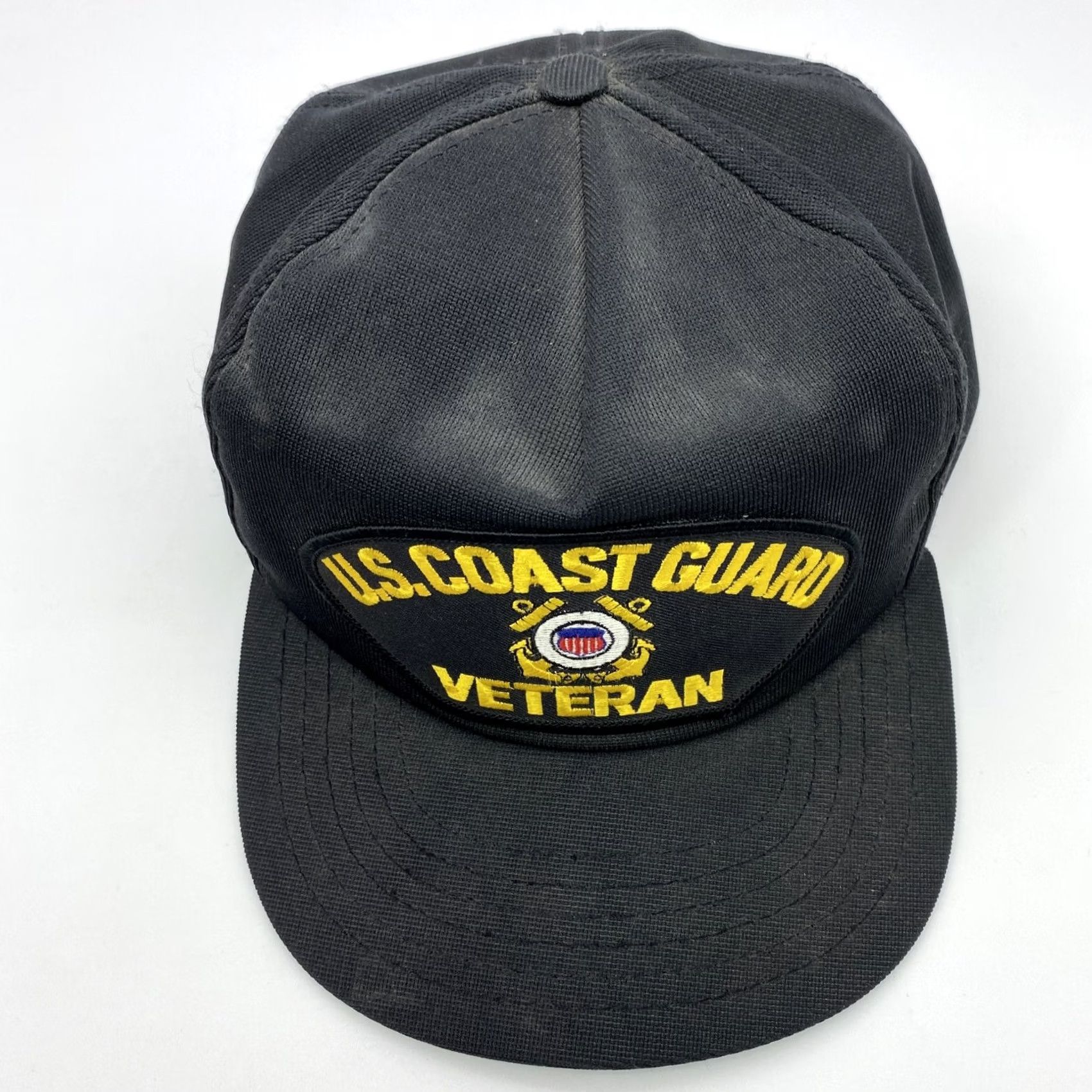 Vintage VINTAGE U.S. COAST GUARD CAP HAT BLACK TRUCKER SNAPBACK USA MADE ADJUSTABLE MENS Size ONE SIZE - 2 Thumbnail