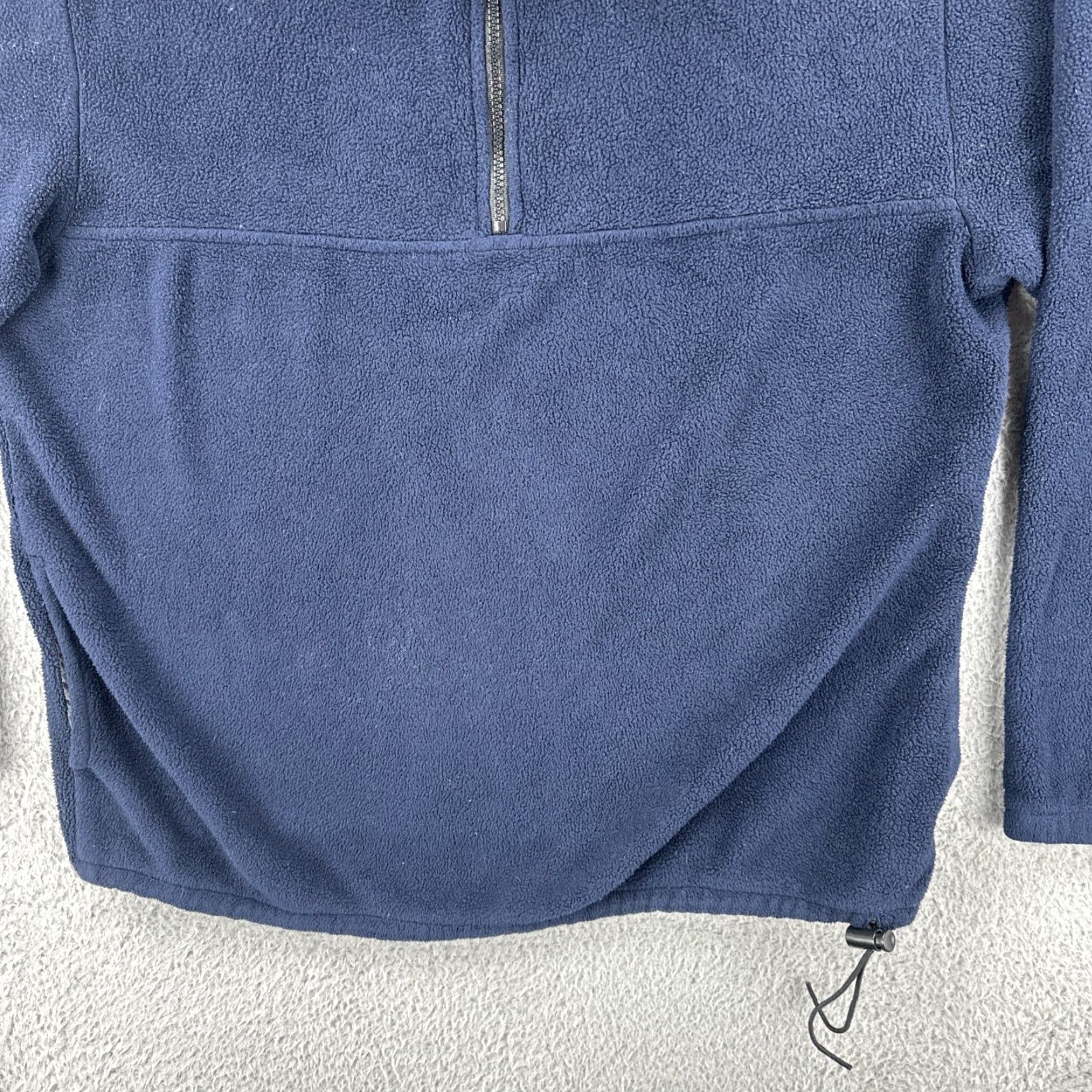 J.Crew VINTAGE J.CREW Sport Women L Blue 1/4 Zip Pullover Fleece Sweatshirt Crew Neck Zip Women Size L / US 10 / IT 46 - 4 Thumbnail