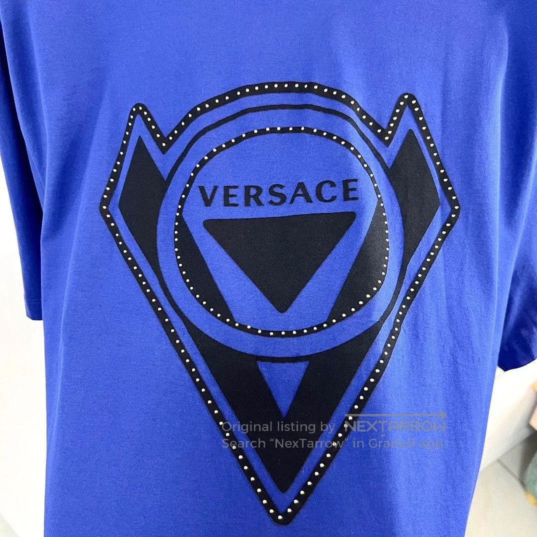 Versace VERSACE Men's Cotton Short Sleeve T-Shirt. Size US L / EU 52-54 / 3 - 4 Thumbnail