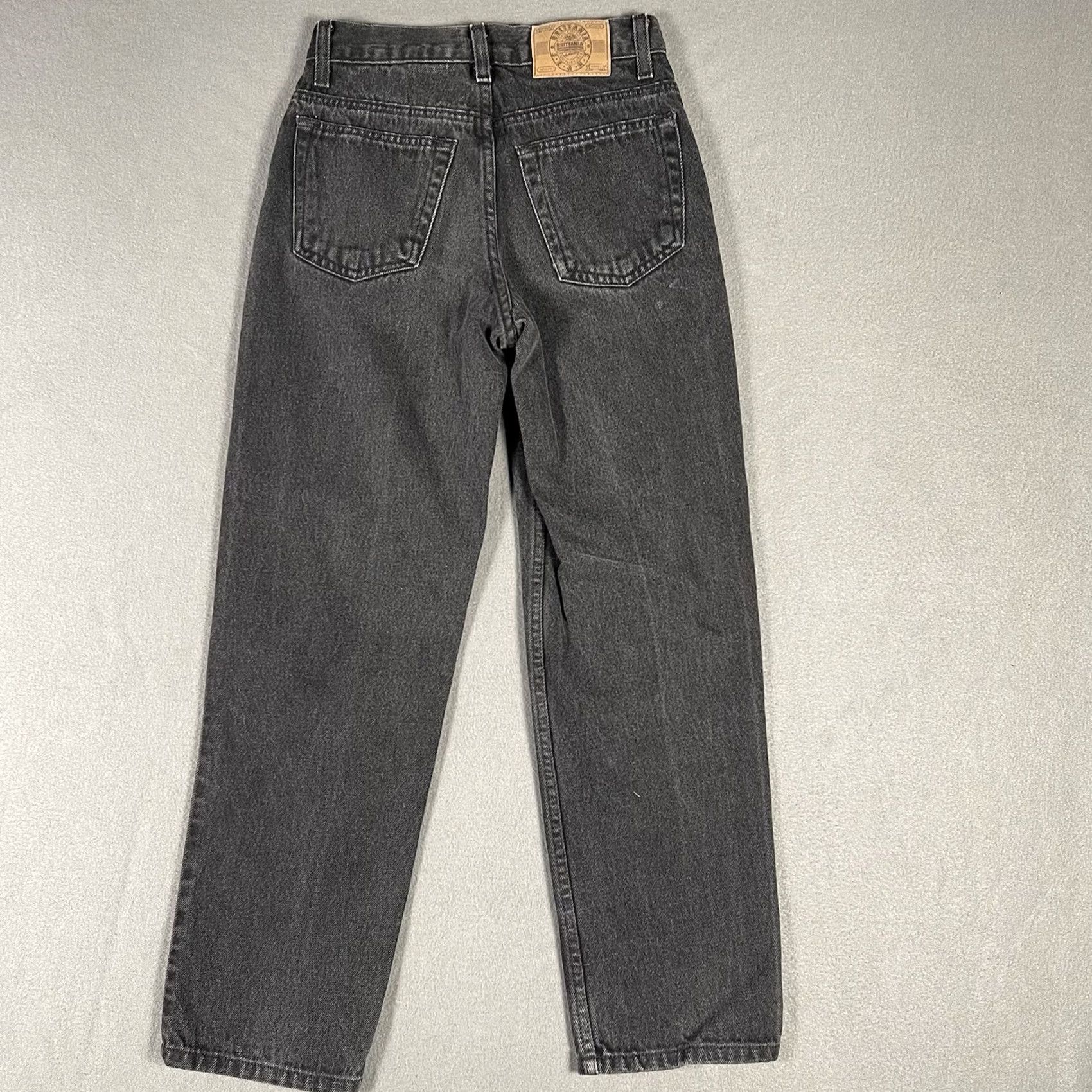 Vintage VINTAGE Brittania Jeans Size 12 Black Denim Mom Jeans 90s Size 34" / US 12 / IT 48 - 3 Thumbnail