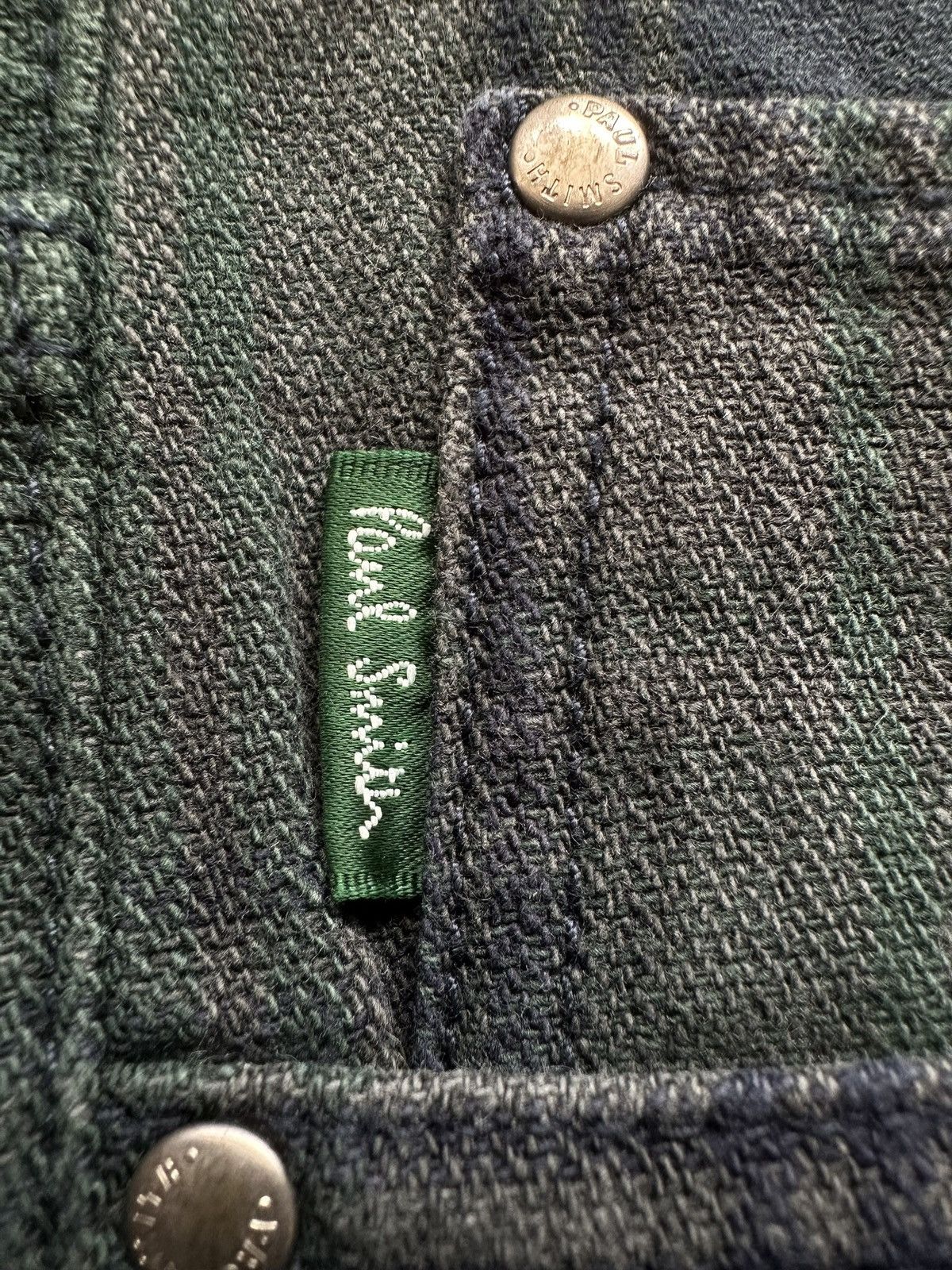 00’s Paul Smith Green Label Japan made plaid jeans