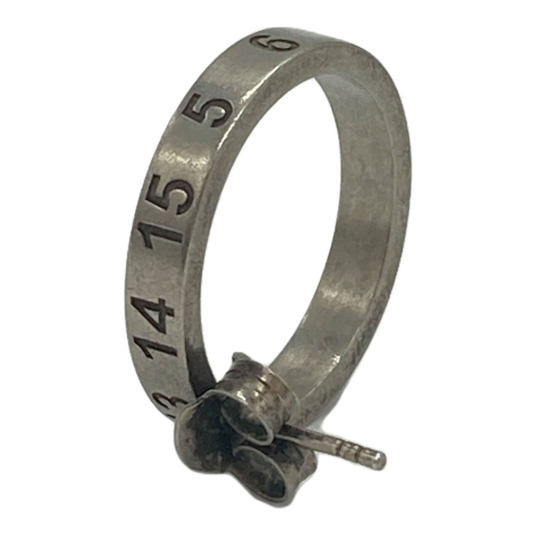 Maison Margiela Maison Margiela Numbering Circle Earrings