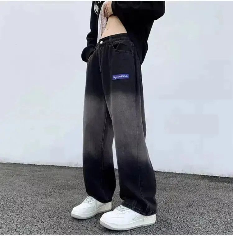 Japanese Brand Retro casual gradient contrasting jeans Size US 32 / EU 48 - 6 Thumbnail