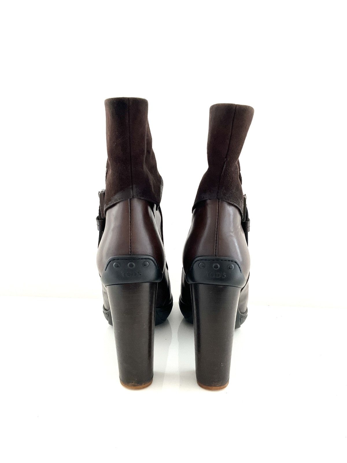 Tod's Tod’s ankle boots high heels brown Size US 7 / IT 37 - 2 Thumbnail