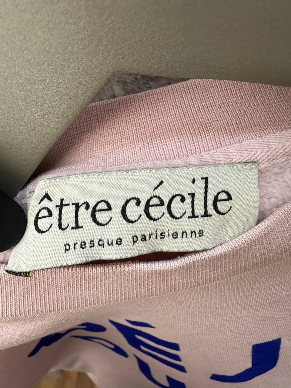 Japanese Brand Etre Cecile "Deja Dude" Sweatshirt Crew Neck Jumper Pink LS Size S / US 4 / IT 40 - 11 Thumbnail