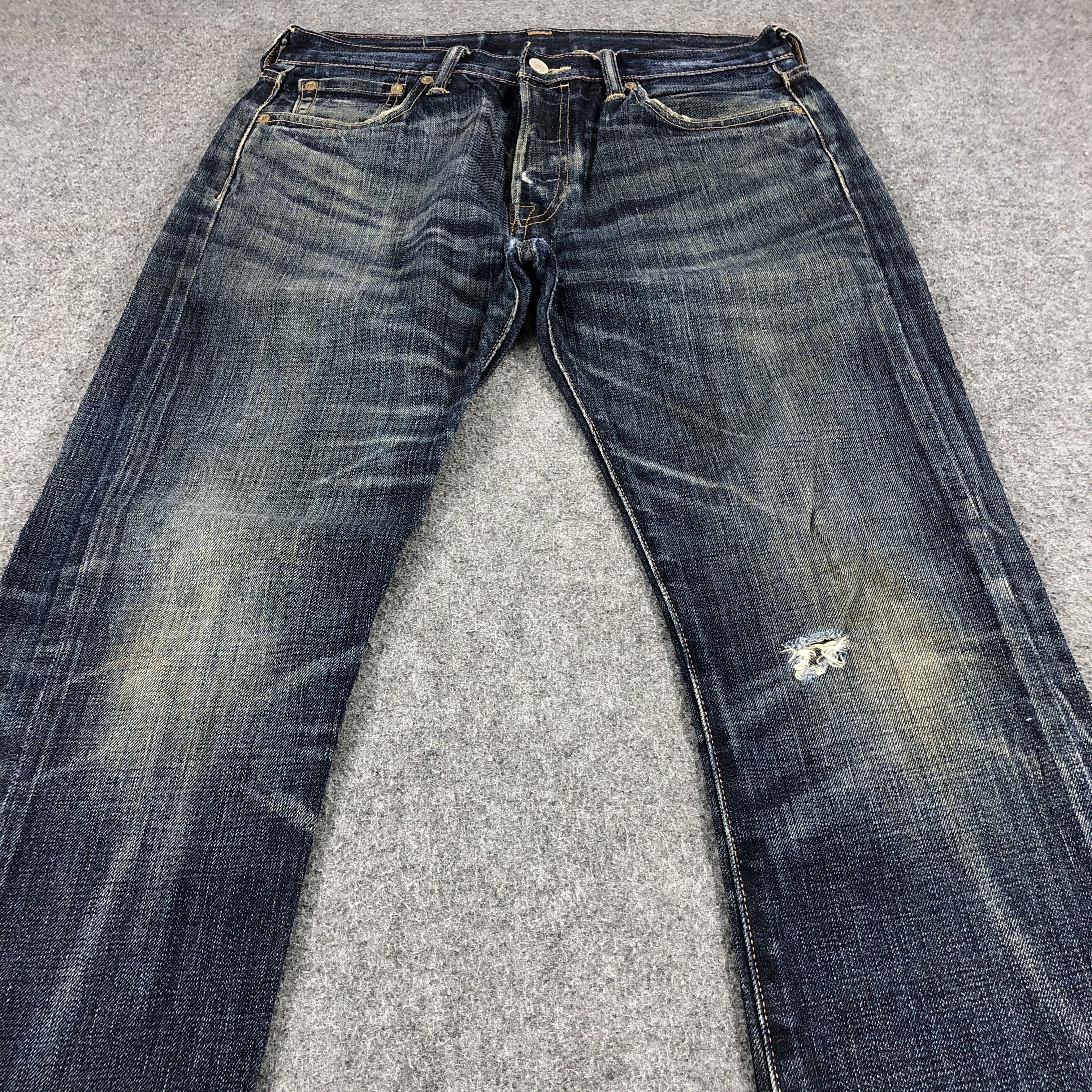 Levi's Vintage Blue Whiskers Levis 501 Jeans-JM1002 Size US 31 - 3 Thumbnail