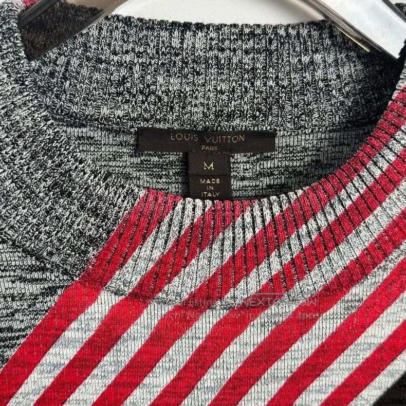 Louis Vuitton Louis Vuitton Brown striped print sweater Size US M / EU 48-50 / 2 - 2 Thumbnail