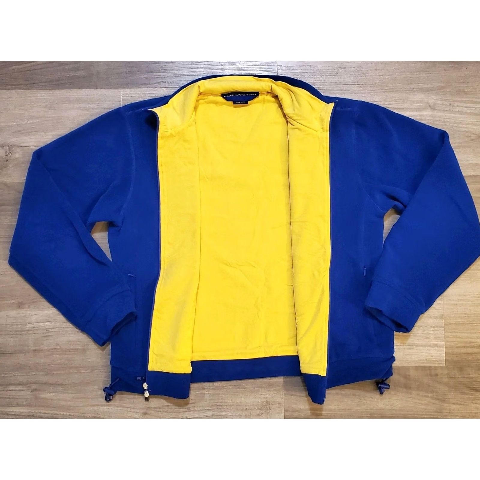 Ralph Lauren VINTAGE Ralph Lauren Golf Jacket Mens M Blue Fleece Full Zip Outdoors Casual Size US M / EU 48-50 / 2 - 2 Thumbnail