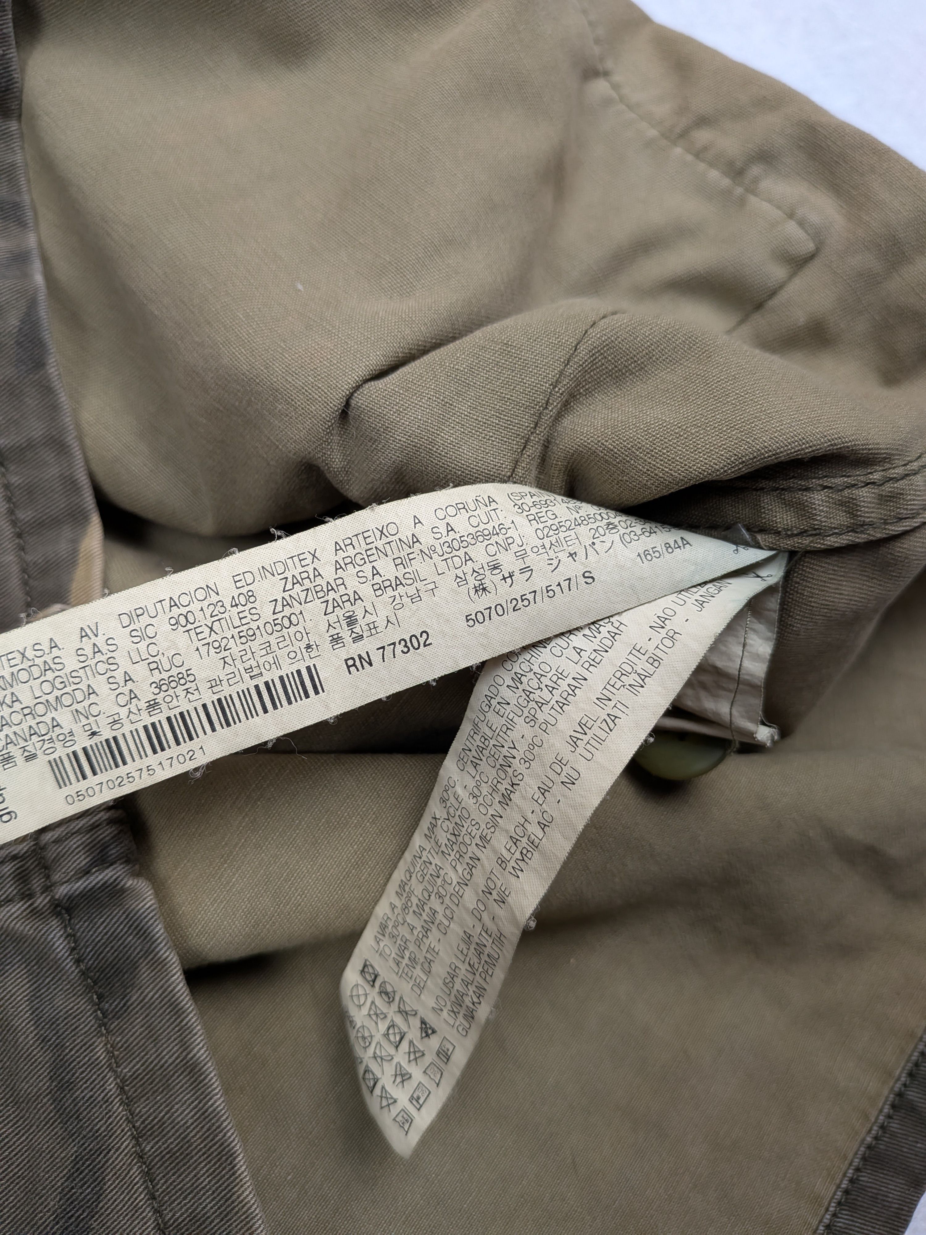 Zara Zara Trafaluc Camouflage Utility Field Jacket Size S/M Size US S / EU 44-46 / 1 - 10 Thumbnail