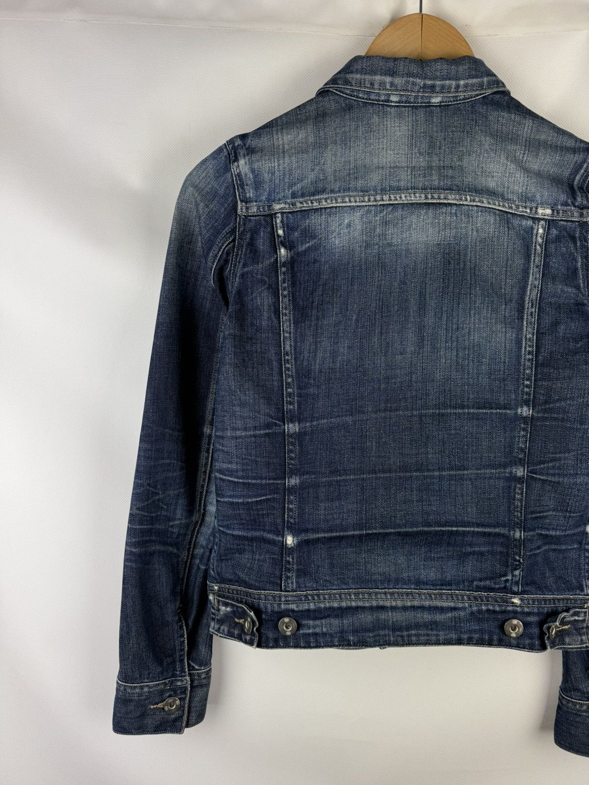 G-Star G Star Raw Ladie Slim Tailor Denim Distressed Trucker Jacket Size S / US 4 / IT 40 - 14 Thumbnail