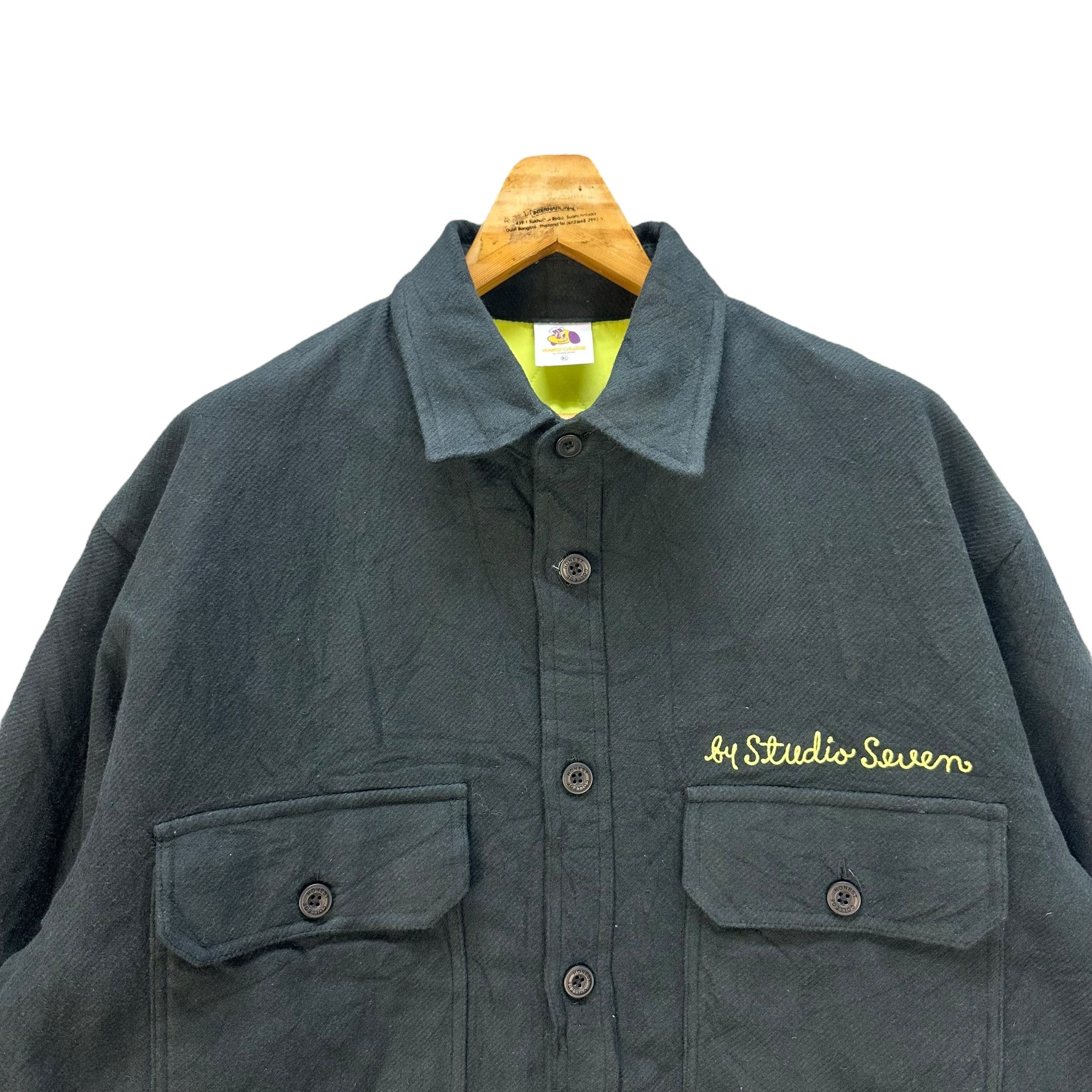 Studio Seven STUDIO SEVEN HONEST COLLEGE BIG LOGO JACKET #9013-48 Size US XL / EU 56 / 4 - 4 Thumbnail