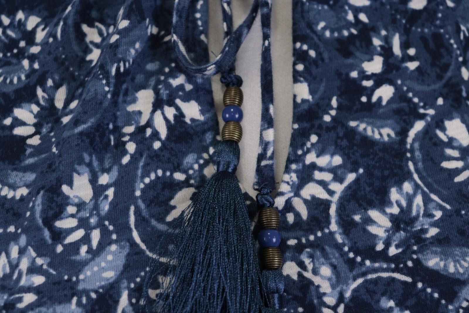 Lauren Ralph Lauren Lauren Ralph Lauren Blue Floral Blouse Short Dress Size 4 Size S / US 4 / IT 40 - 5 Thumbnail