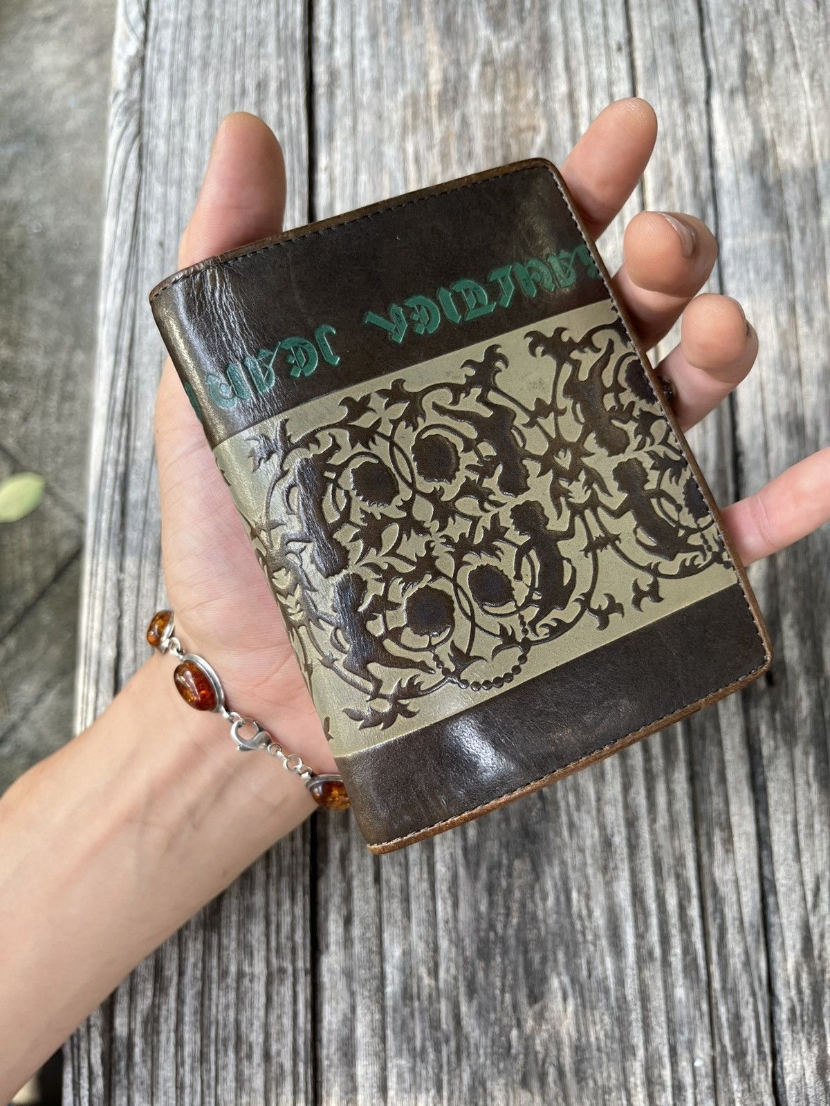 wallet 小物 Paul Gaultier Logo Jean leather