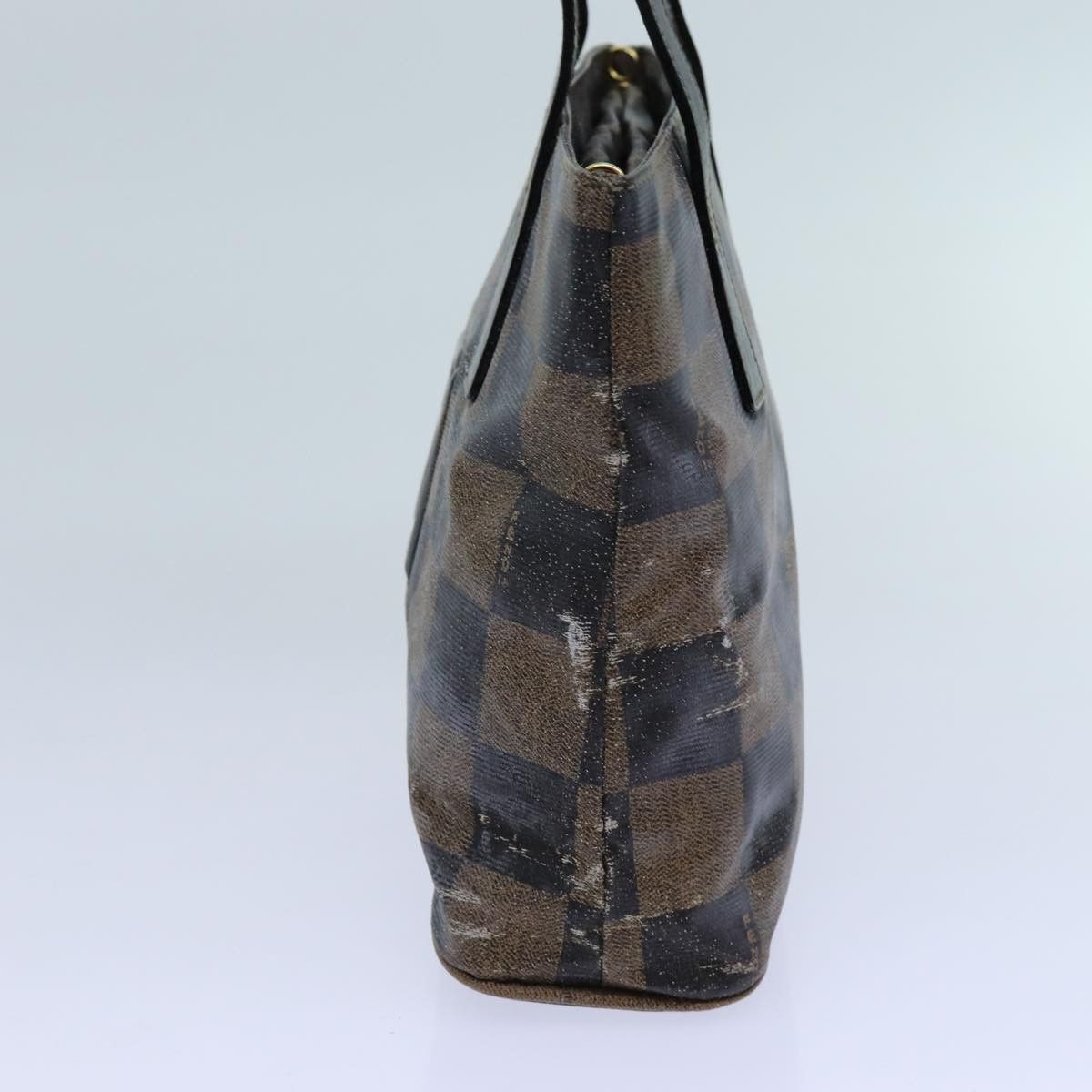 Fendi FENDI Pecan Canvas Hand Bag Brown Black Size ONE SIZE - 4 Thumbnail