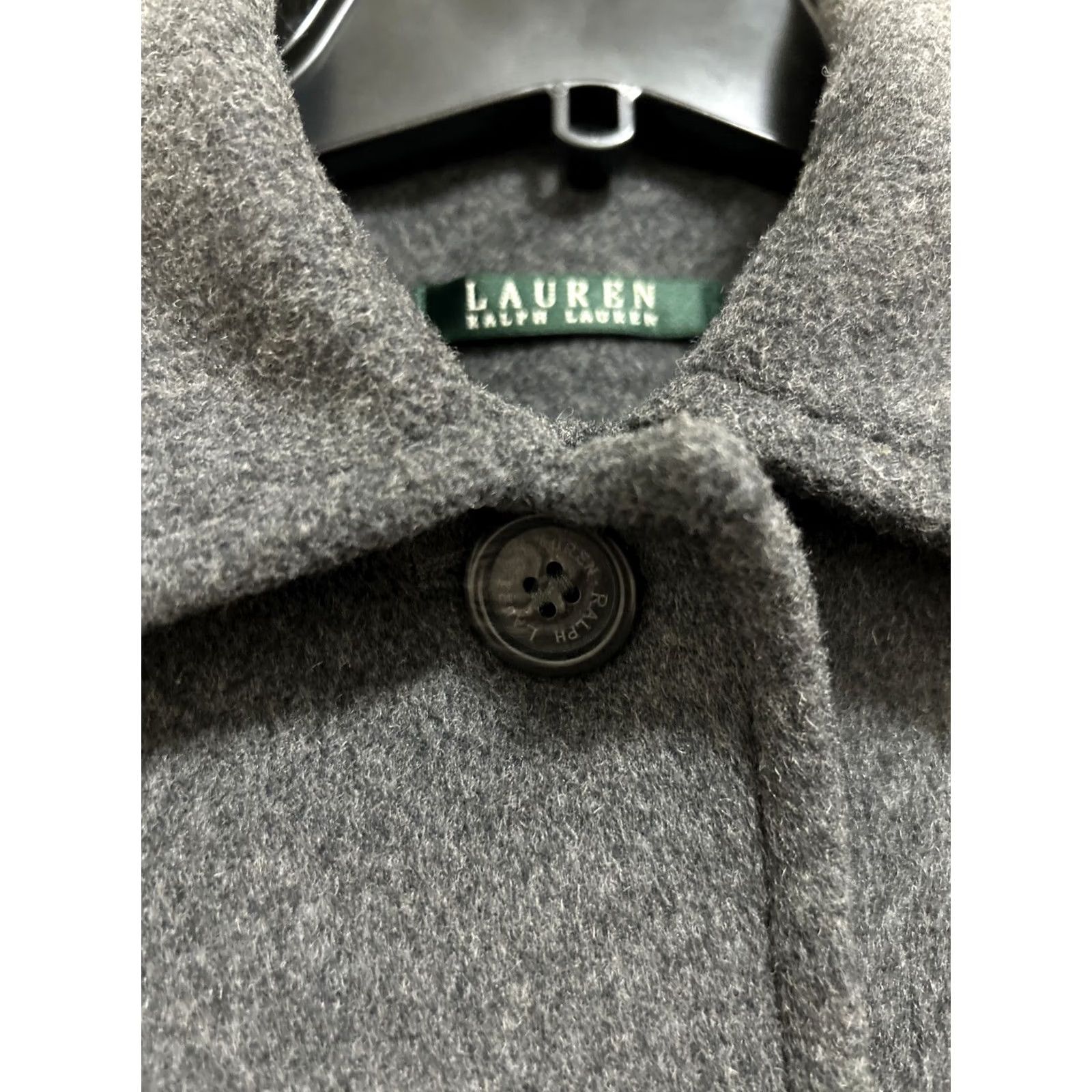 Ralph Lauren VINTAGE LAUREN RALPH LAUREN PeaCoat Womens Size 2 Gray Wool Laine Coat Blazer Jacket Size XS / US 0-2 / IT 36-38 - 4 Thumbnail