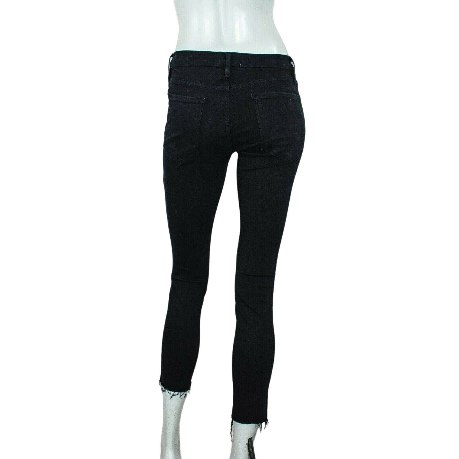 Frame FRAME Denim Women's Le Skinny De Jeanne Jeans Ripped Size 26" / US 2 / IT 38 - 4 Thumbnail