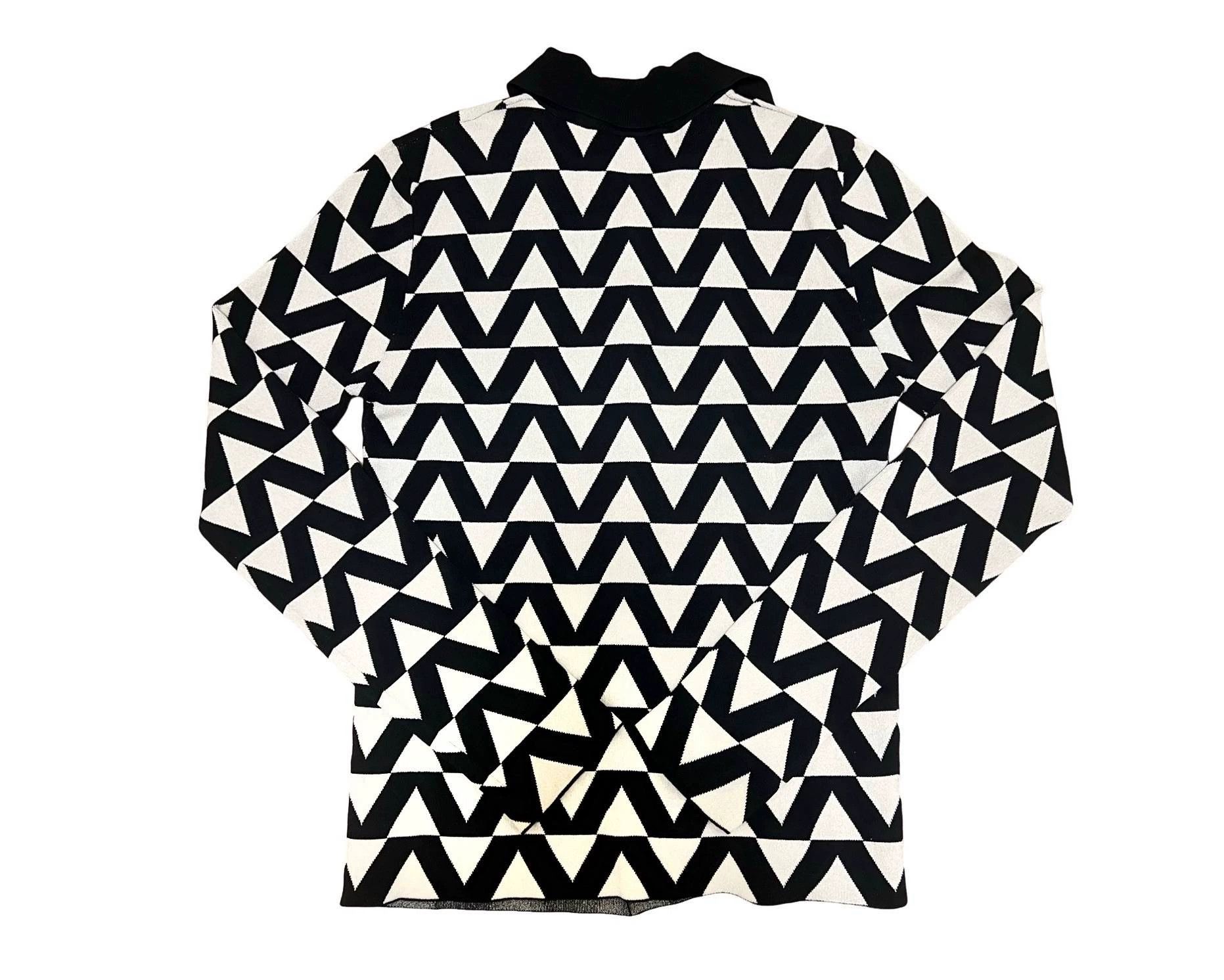 Raf Simons Raf Simons SS14 Runway Diamond Knit Long Sleeve Size US S / EU 44-46 / 1 - 2 Thumbnail