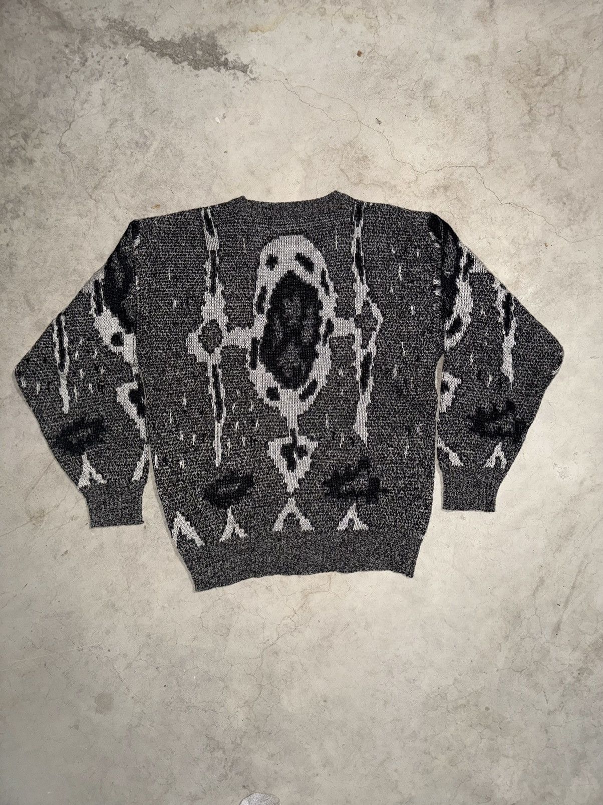 Method Vintage 90s Method Patterned Pullover Sweater Grandpa Style Size US L / EU 52-54 / 3 - 2 Thumbnail