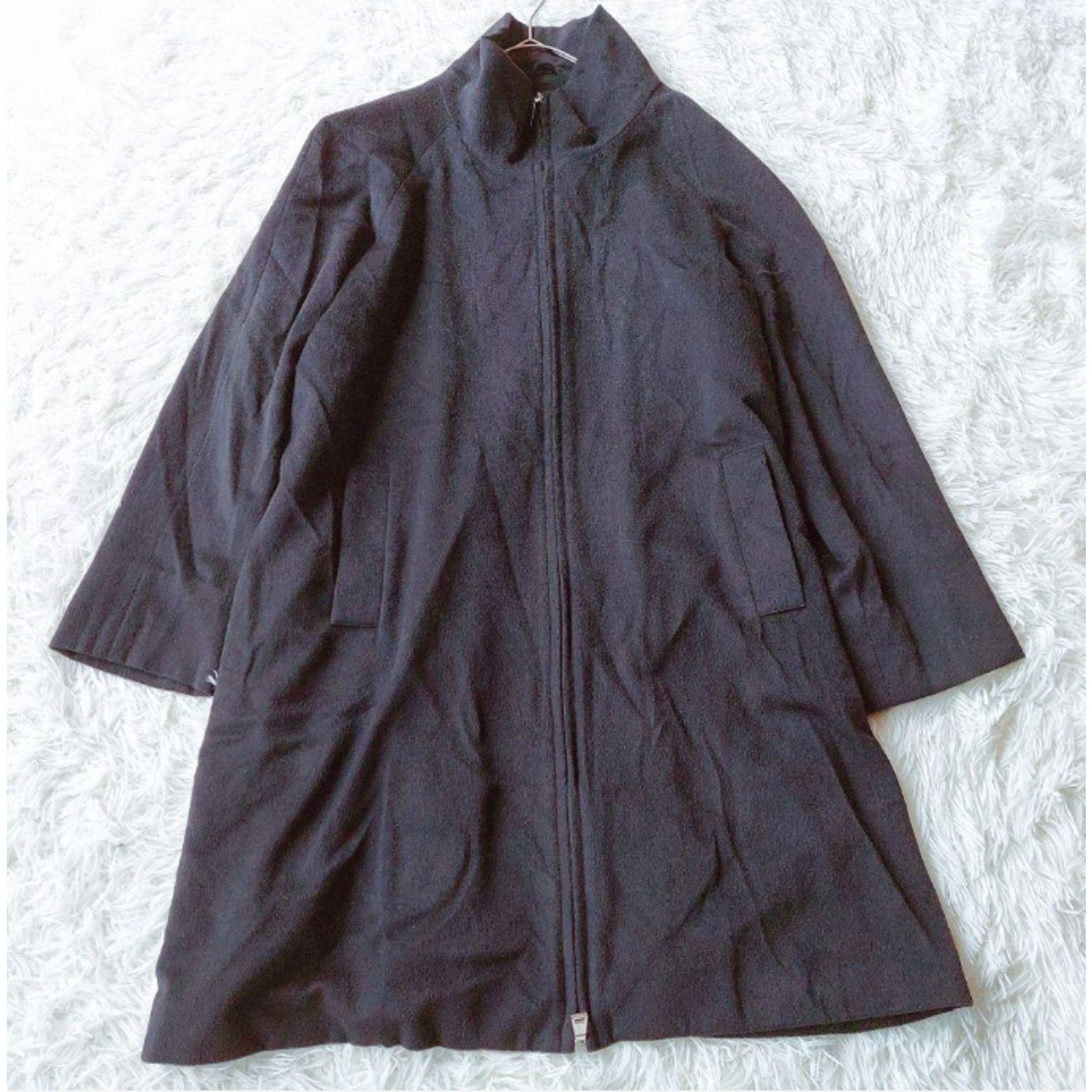 Valstar Valstar Navy Blue Cashmere Coat Double Zip Size 48 Medium Size US M / EU 48-50 / 2 - 10 Thumbnail