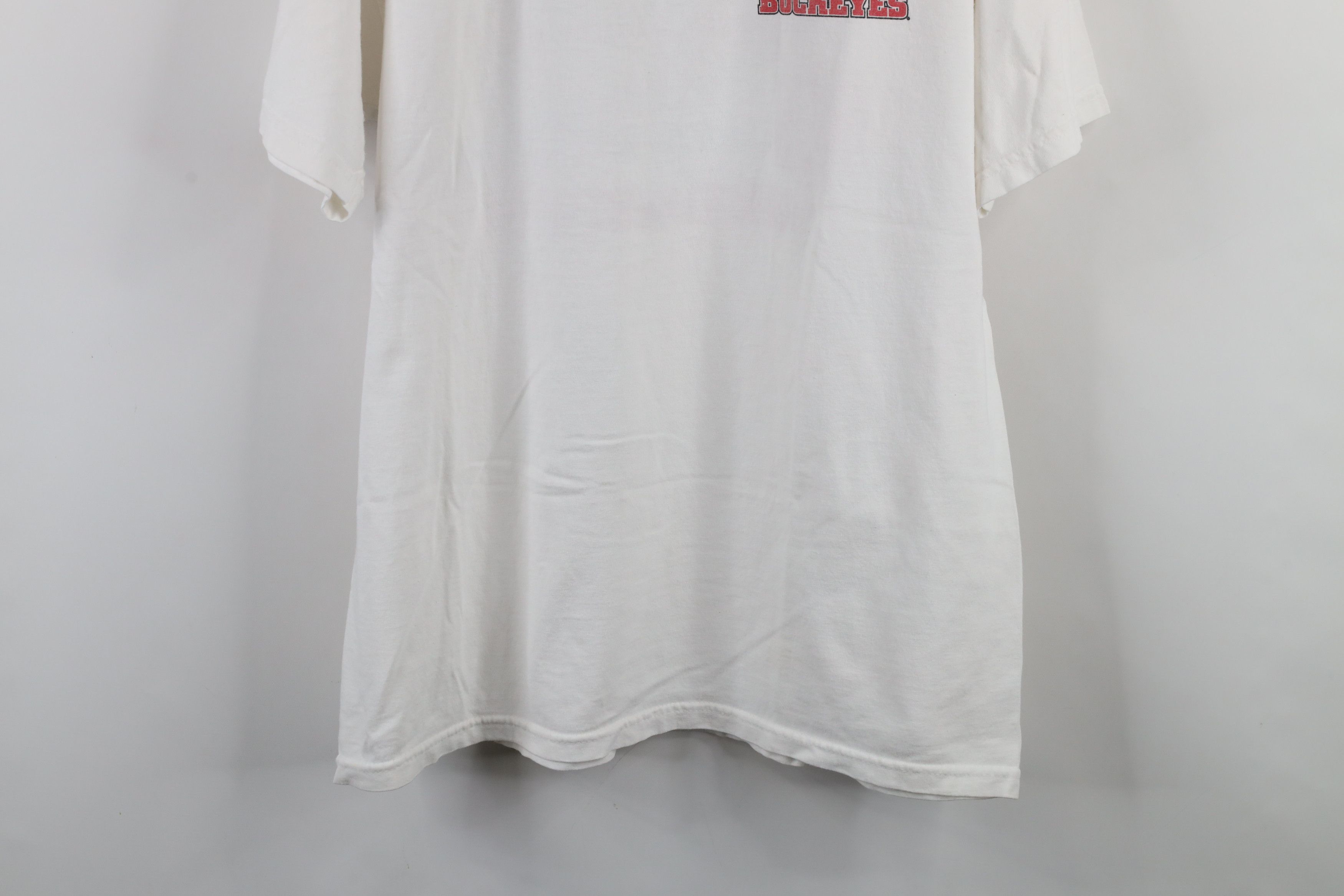 Vintage Vintage 90s Spell Ohio State University Football T-Shirt USA Size US L / EU 52-54 / 3 - 3 Thumbnail