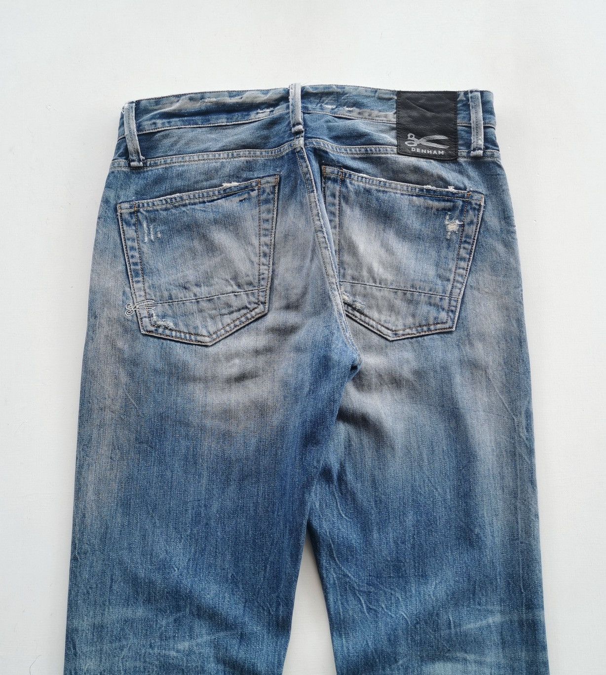 DENHAM Razor Slim Denham Distressed Denim Jeans Size US 30 / EU 46 - 5 Thumbnail