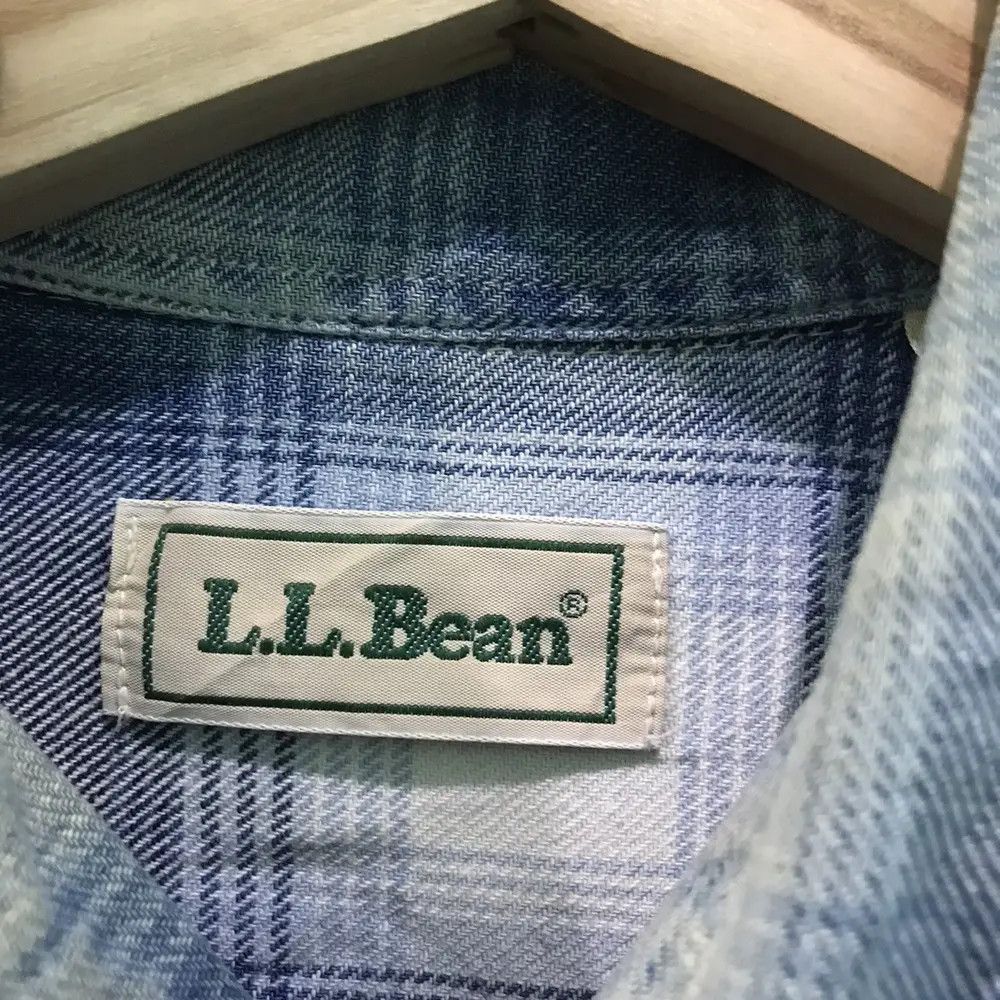 L.L. Bean Vintage LL Bean Plaid Tartan Flannel Shirt Size US L / EU 52-54 / 3 - 6 Thumbnail