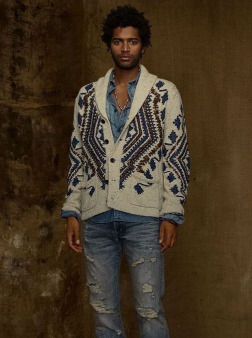 Vintage Denim Suplay Ralph Lauren Navajo Knitwear Size US S / EU 44-46 / 1 - 6 Thumbnail
