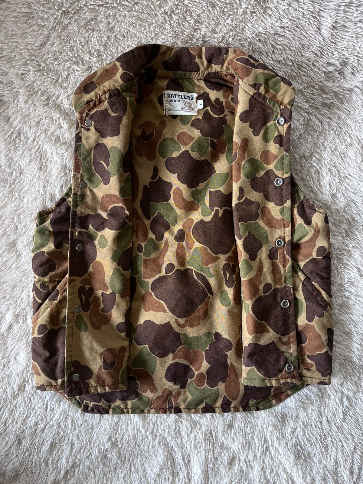 Vintage Vintage Rattlers Camo Vest Size US S / EU 44-46 / 1 - 7 Thumbnail