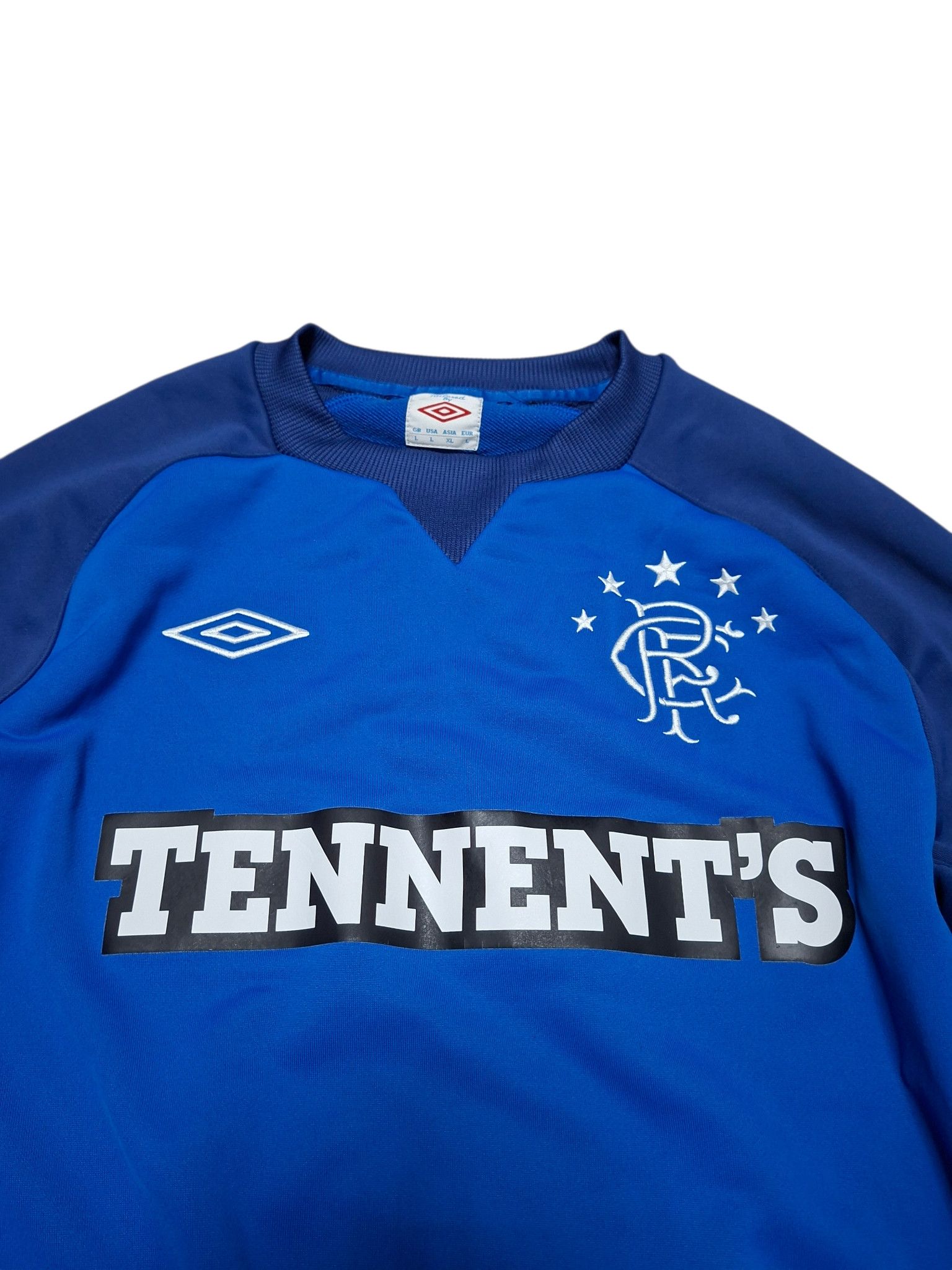 Umbro GLASGOW RANGERS UMBRO VINTAGE SOCCER TRAINING SWEATSHIRT Size US L / EU 52-54 / 3 - 2 Thumbnail