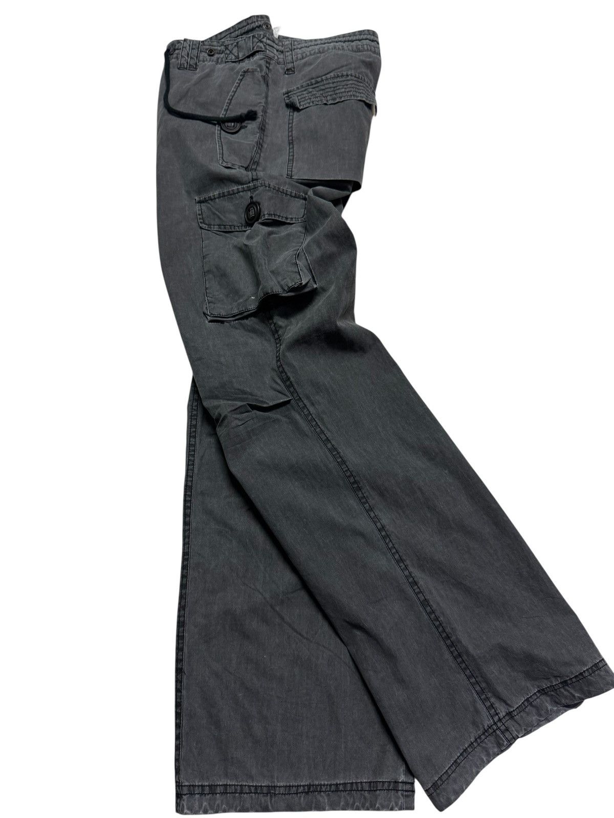 Tornado Mart VINTAGE JAPANESE FADED CARGO PANTS Size US 31 - 2 Thumbnail