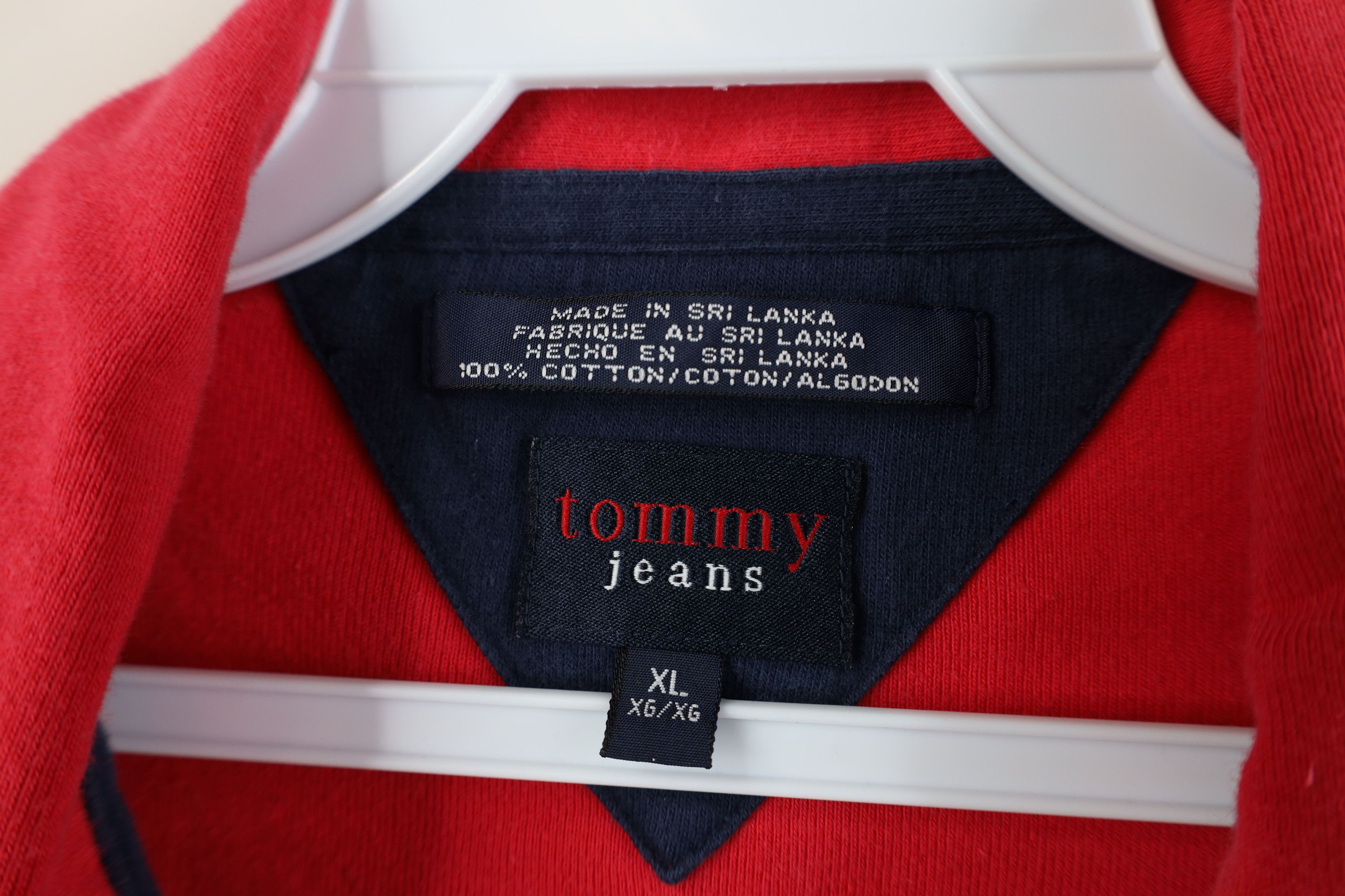 Tommy Hilfiger Vintage Y2K 2000 Tommy Hilfiger Ribbed Knit Button Shirt Size XL / US 12-14 / IT 48-50 - 9 Thumbnail