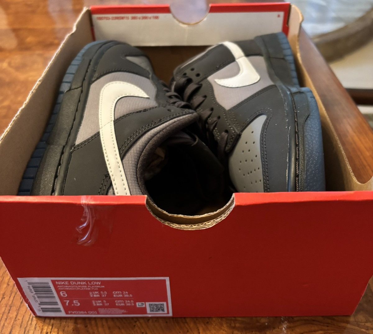 Nike Nike Dunk Low 'Anthracite' Size US 6 / EU 39 - 8 Thumbnail