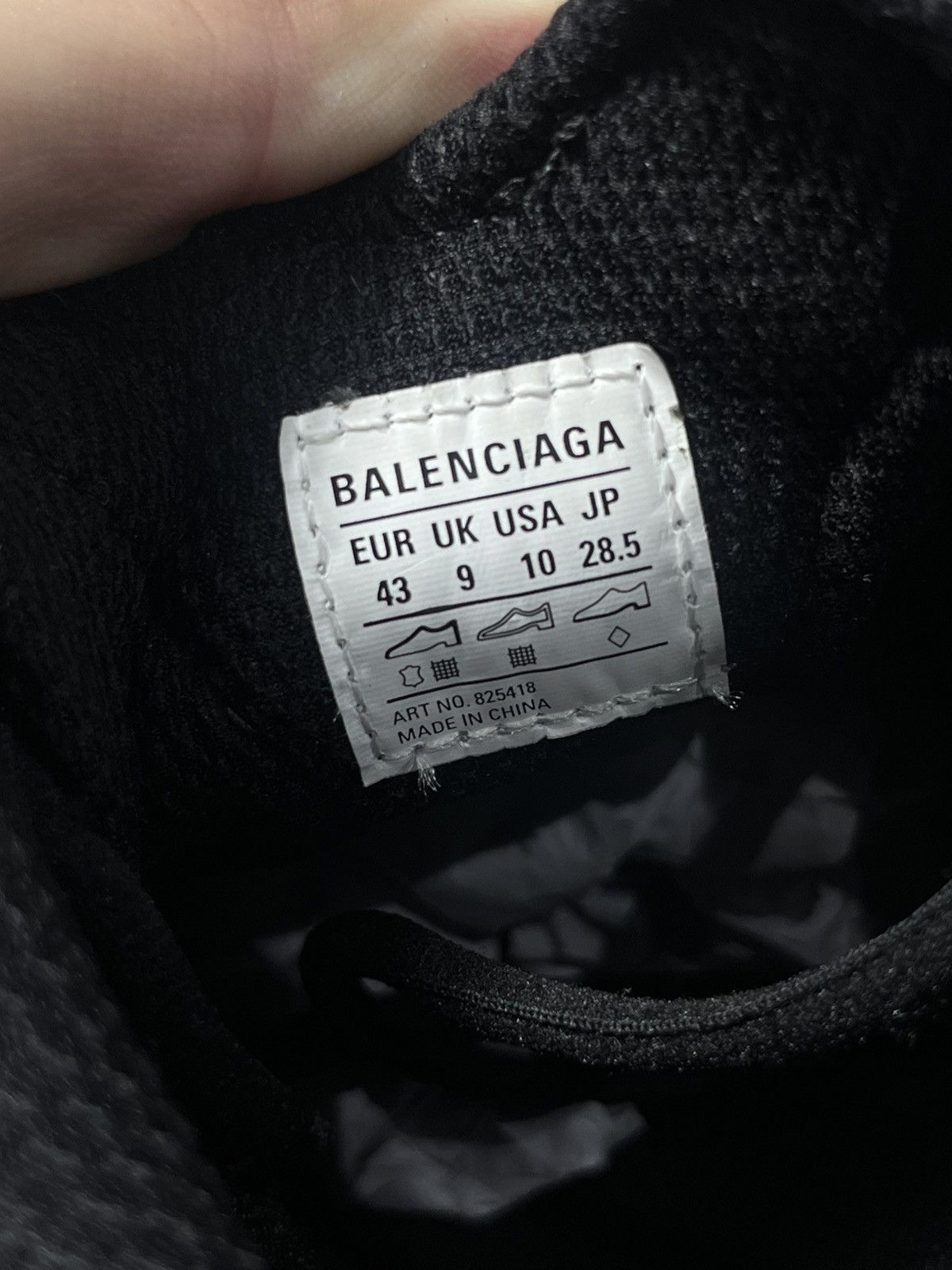 Balenciaga Balenciaga Monday Sneaker Triple Black EU43 Size US 10 / EU 43 - 17 Thumbnail