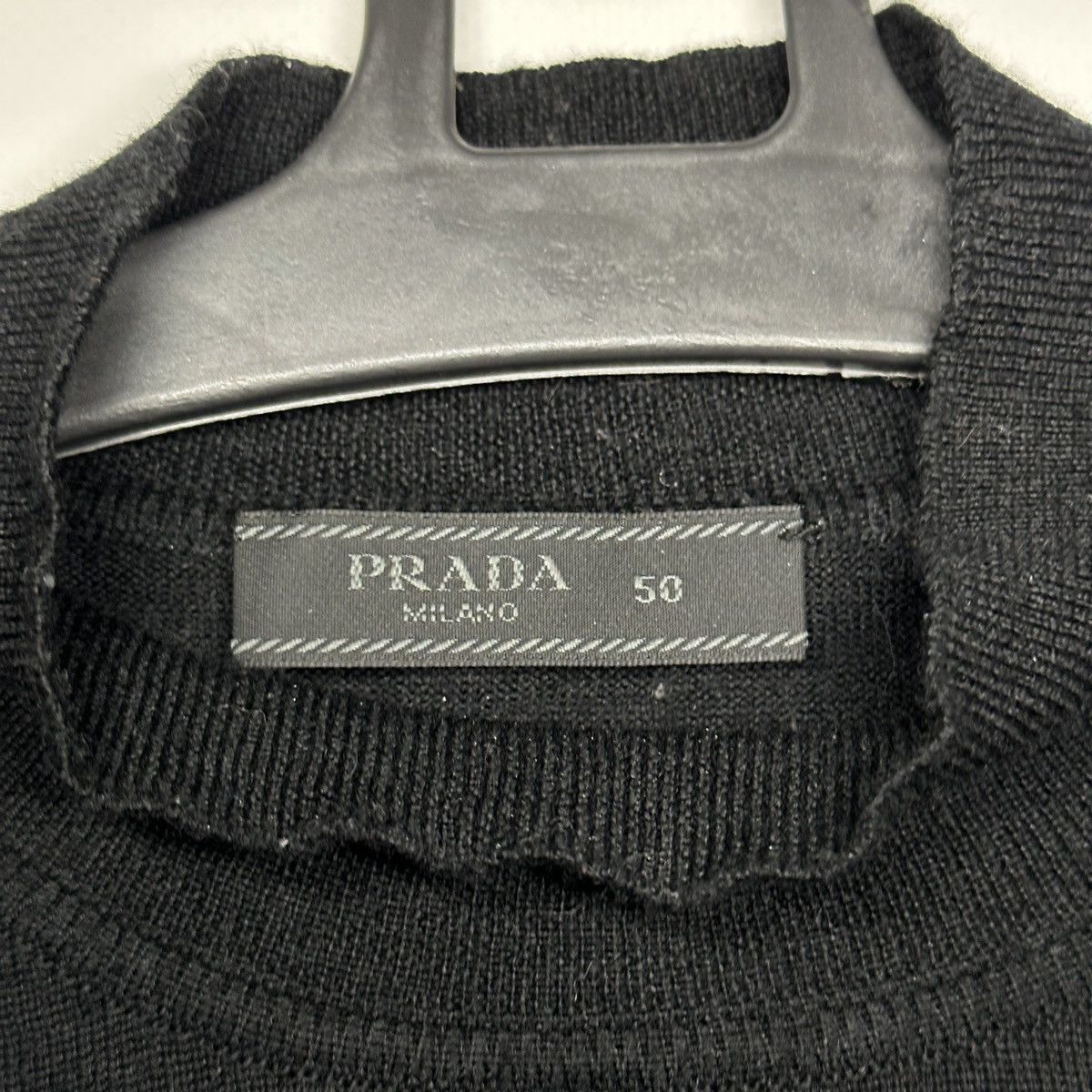 Prada Prada Black Turtleneck Sweater | 100% Lana Wool | Size 50 Size US M / EU 48-50 / 2 - 5 Thumbnail