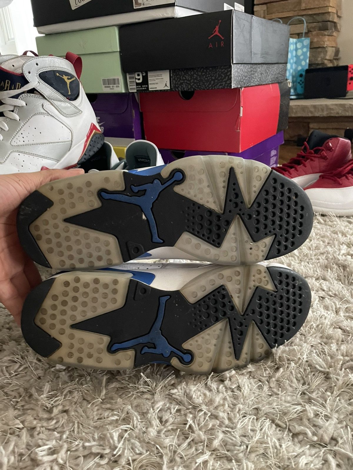 Jordan Brand Jordan 6 Sport Blue Size US 9 / EU 42 - 7 Thumbnail