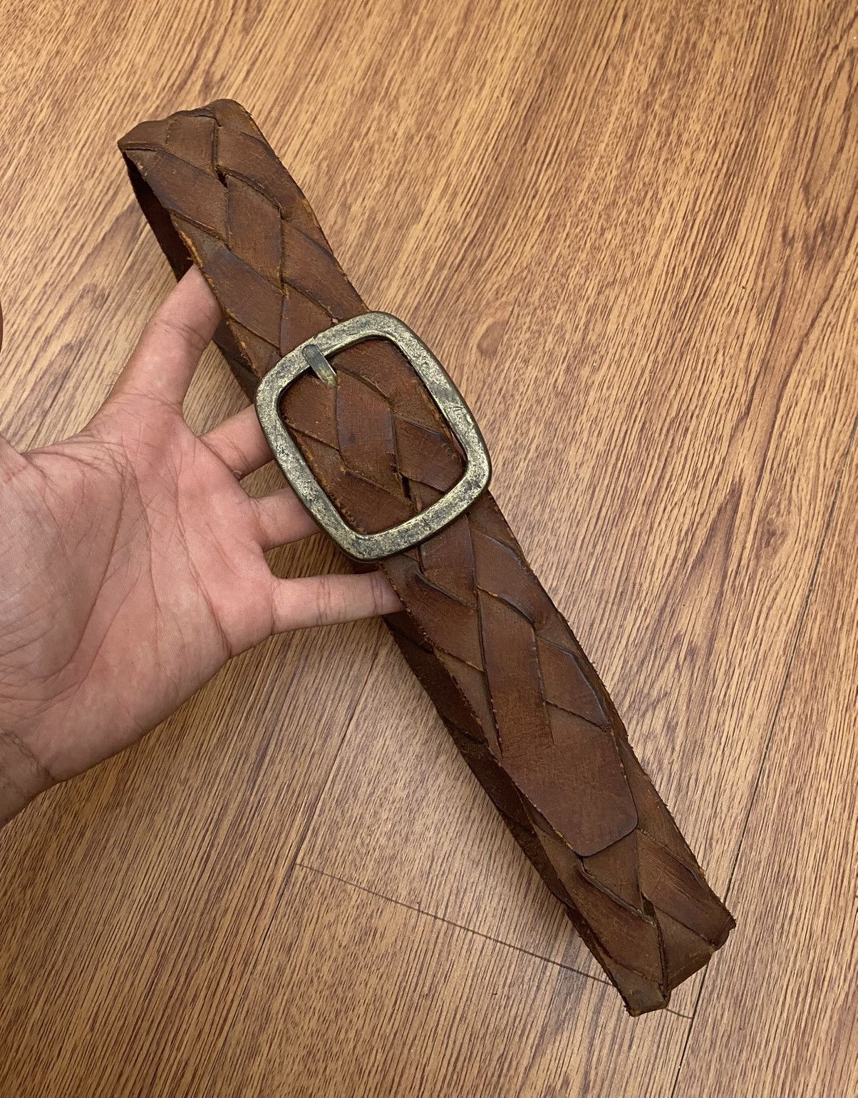 Polo Ralph Lauren Polo ralph lauren braided leather belt Size ONE SIZE - 4 Thumbnail