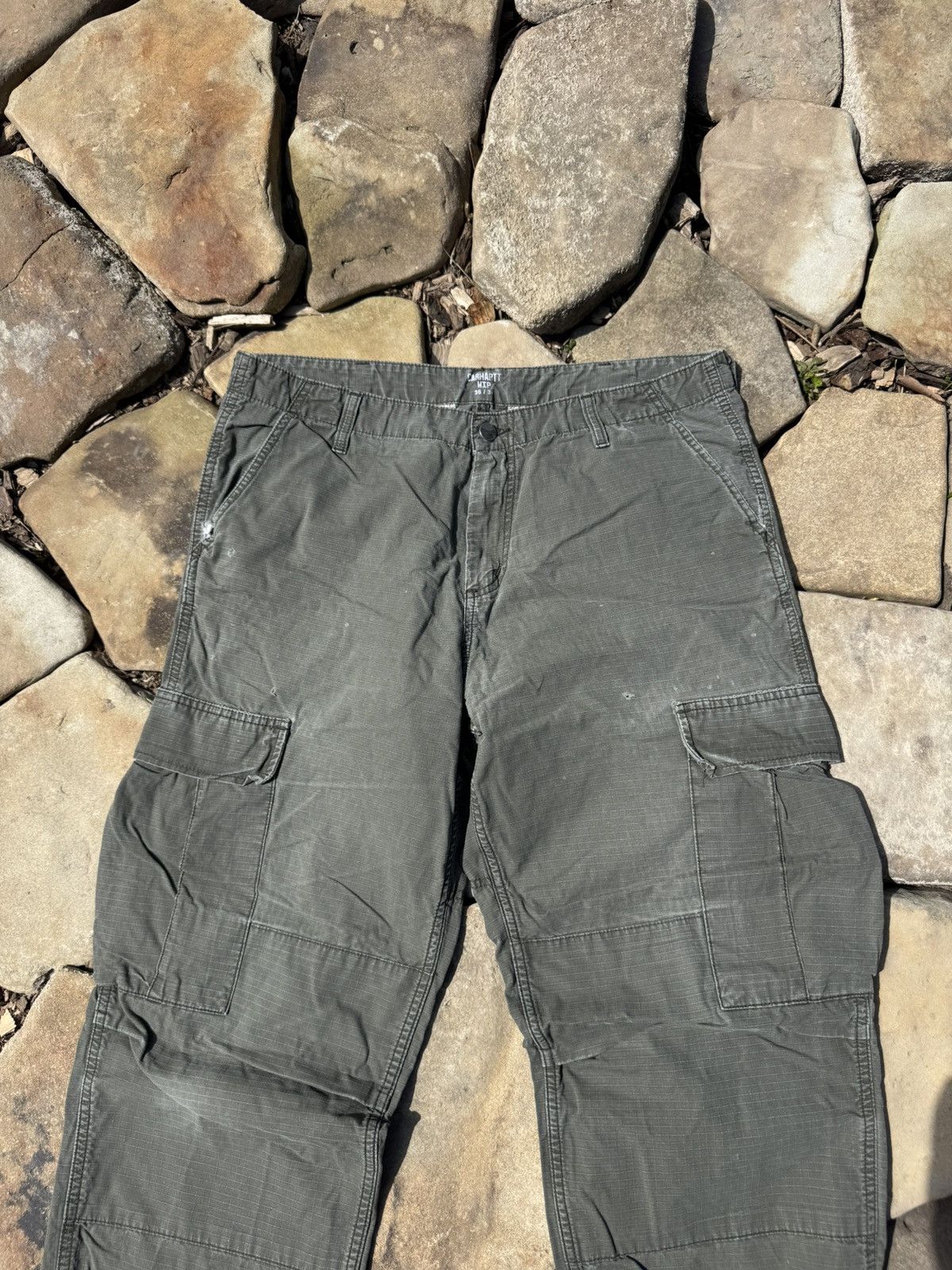 Carhartt Vintage Carhartt Distressed Cargo Pants Size US 36 / EU 52 - 9 Thumbnail